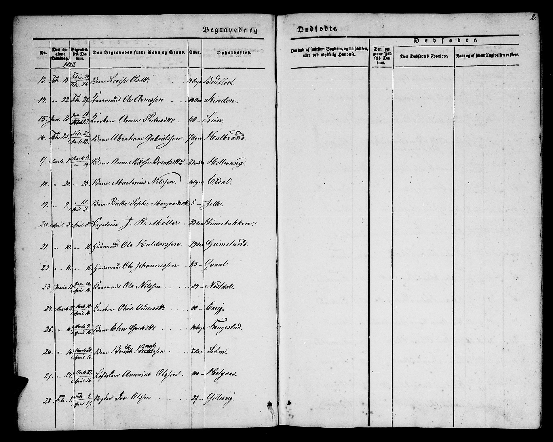 Førde sokneprestembete, SAB/A-79901/H/Haa/Haaa/L0008: Parish register (official) no. A 8, 1843-1860, p. 2