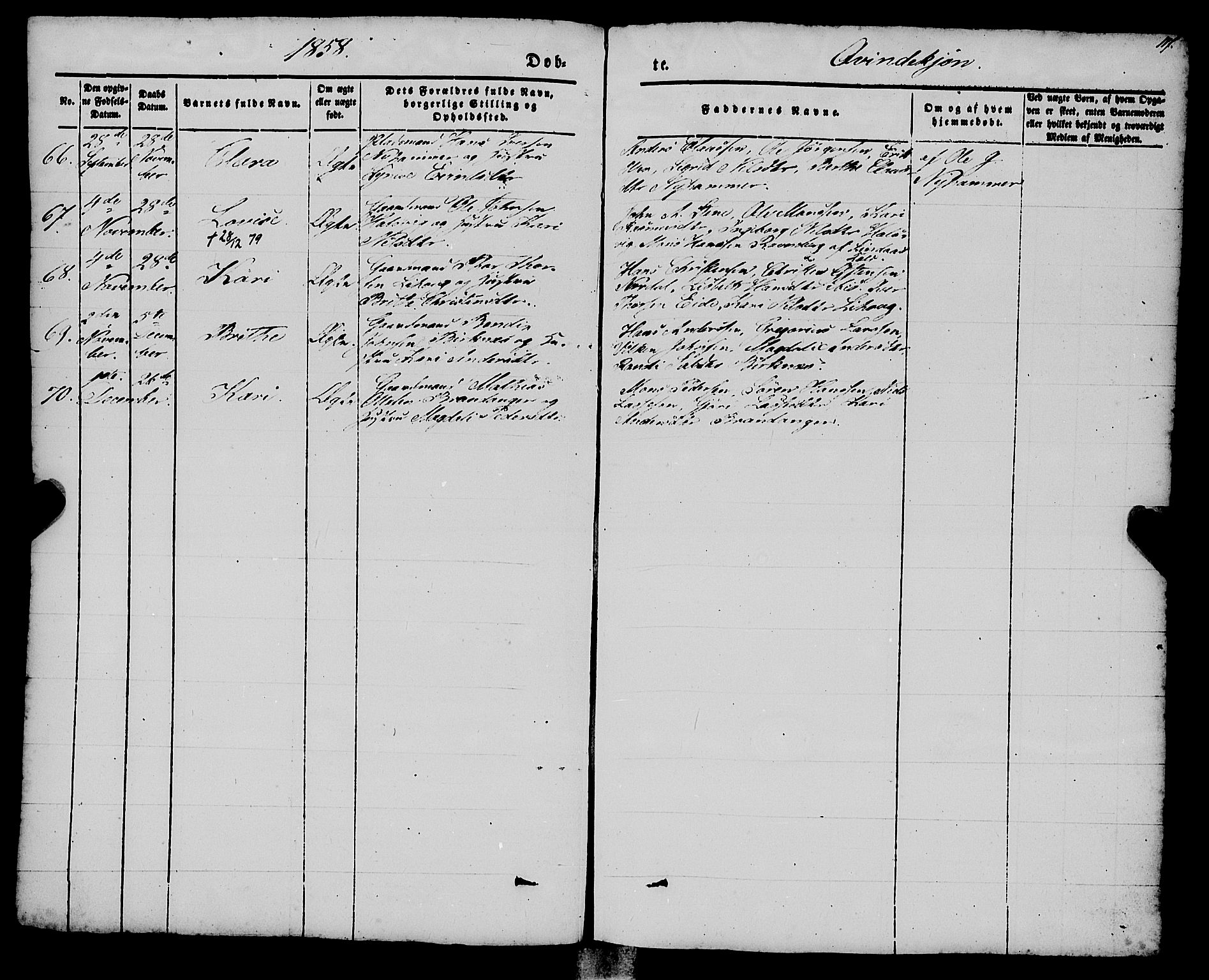 Gulen sokneprestembete, AV/SAB-A-80201/H/Haa/Haaa/L0021: Parish register (official) no. A 21, 1848-1858, p. 117