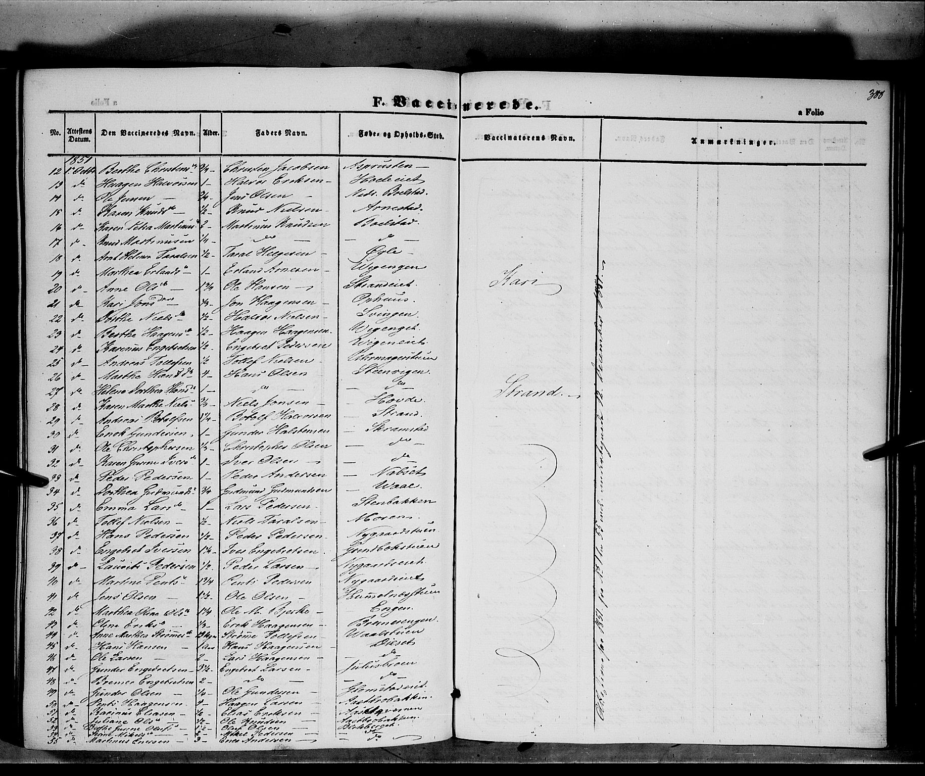 Åmot prestekontor, Hedmark, AV/SAH-PREST-056/H/Ha/Haa/L0006: Parish register (official) no. 6, 1842-1861, p. 388