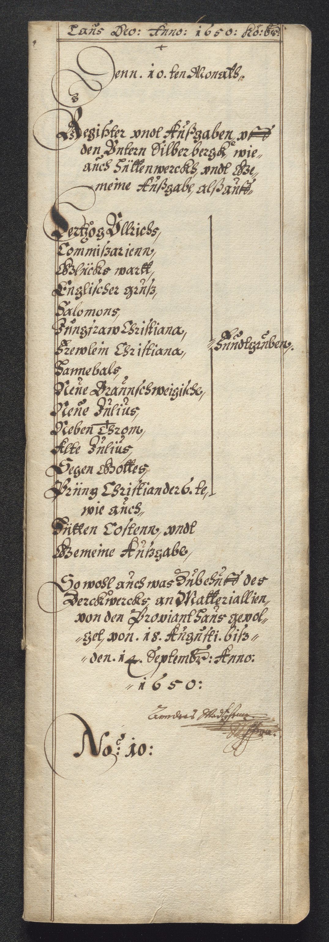 Kongsberg Sølvverk 1623-1816, SAKO/EA-3135/001/D/Dc/Dcd/L0024: Utgiftsregnskap for gruver m.m. , 1650, p. 496