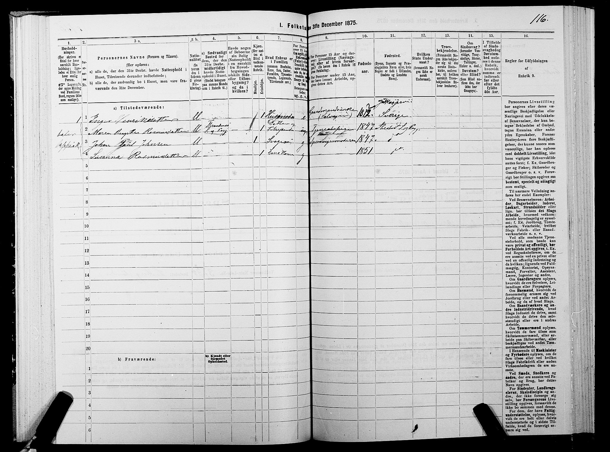 SATØ, 1875 census for 1917P Ibestad, 1875, p. 5116