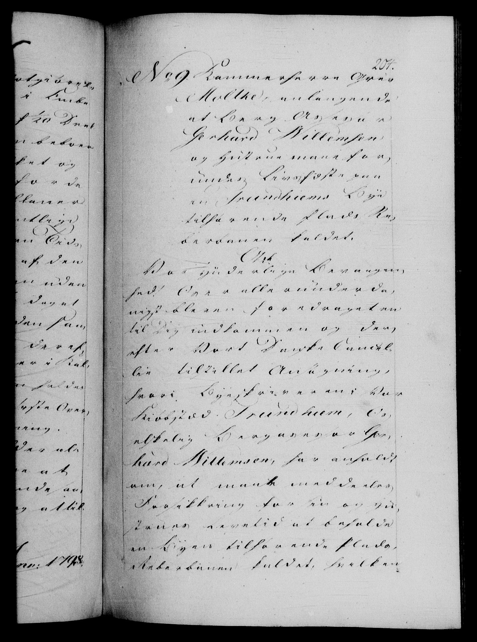 Danske Kanselli 1572-1799, AV/RA-EA-3023/F/Fc/Fca/Fcab/L0046: Norske tegnelser, 1797-1799, p. 204a