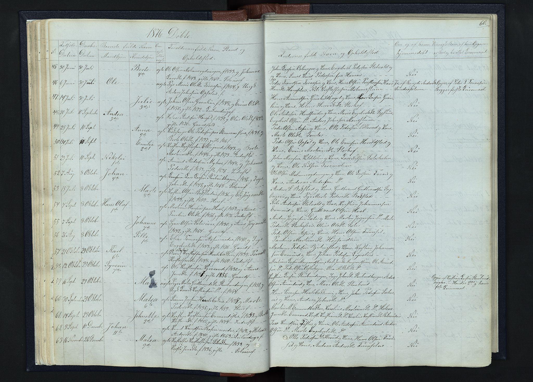 Romedal prestekontor, SAH/PREST-004/L/L0010: Parish register (copy) no. 10, 1860-1895, p. 60