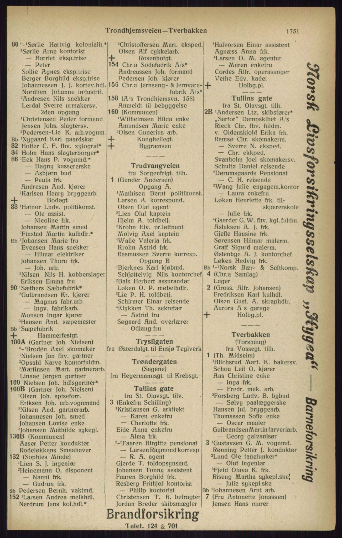 Kristiania/Oslo adressebok, PUBL/-, 1916, p. 1751