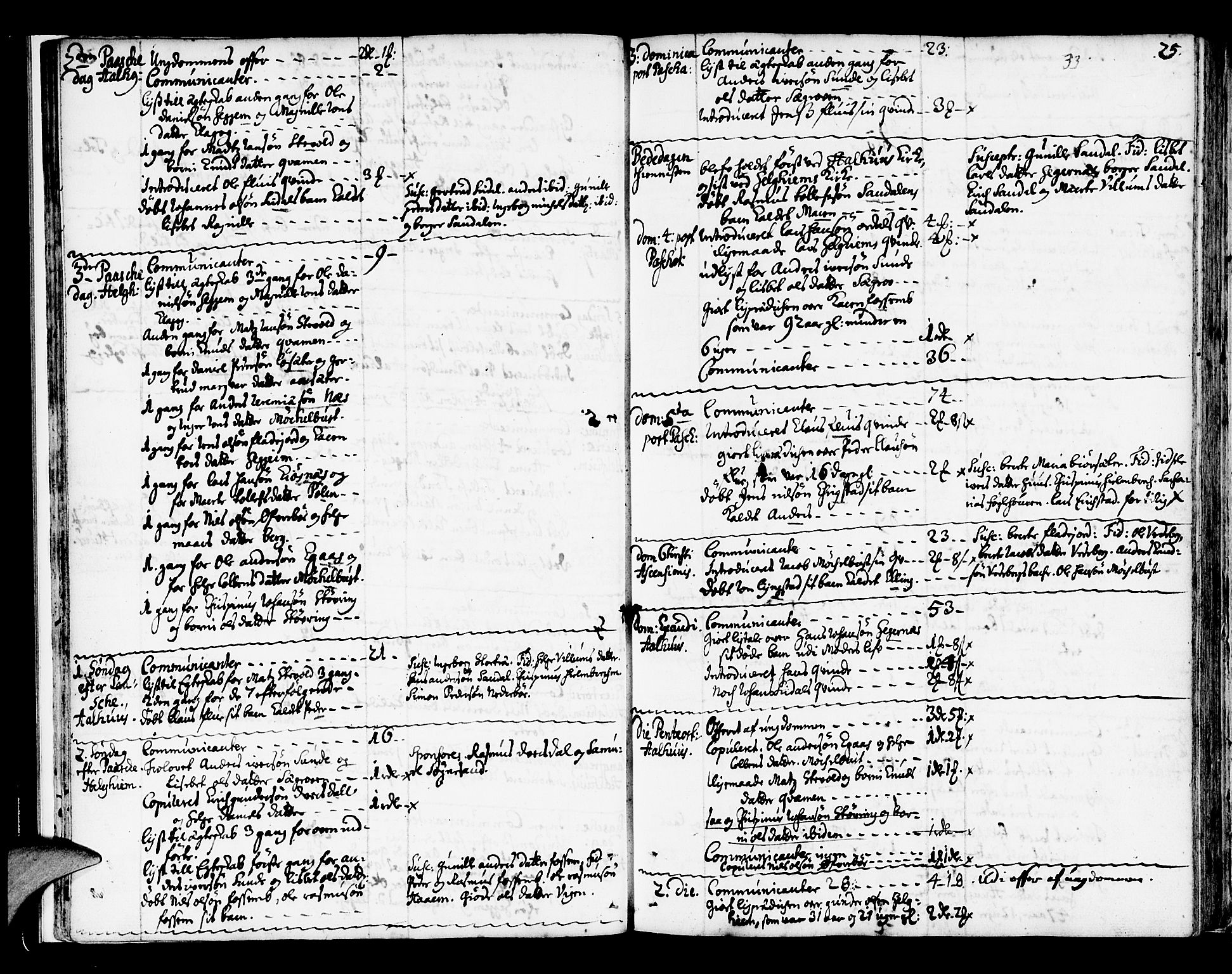 Jølster sokneprestembete, AV/SAB-A-80701/H/Haa/Haaa/L0002: Parish register (official) no. A 2, 1731-1749, p. 24-25