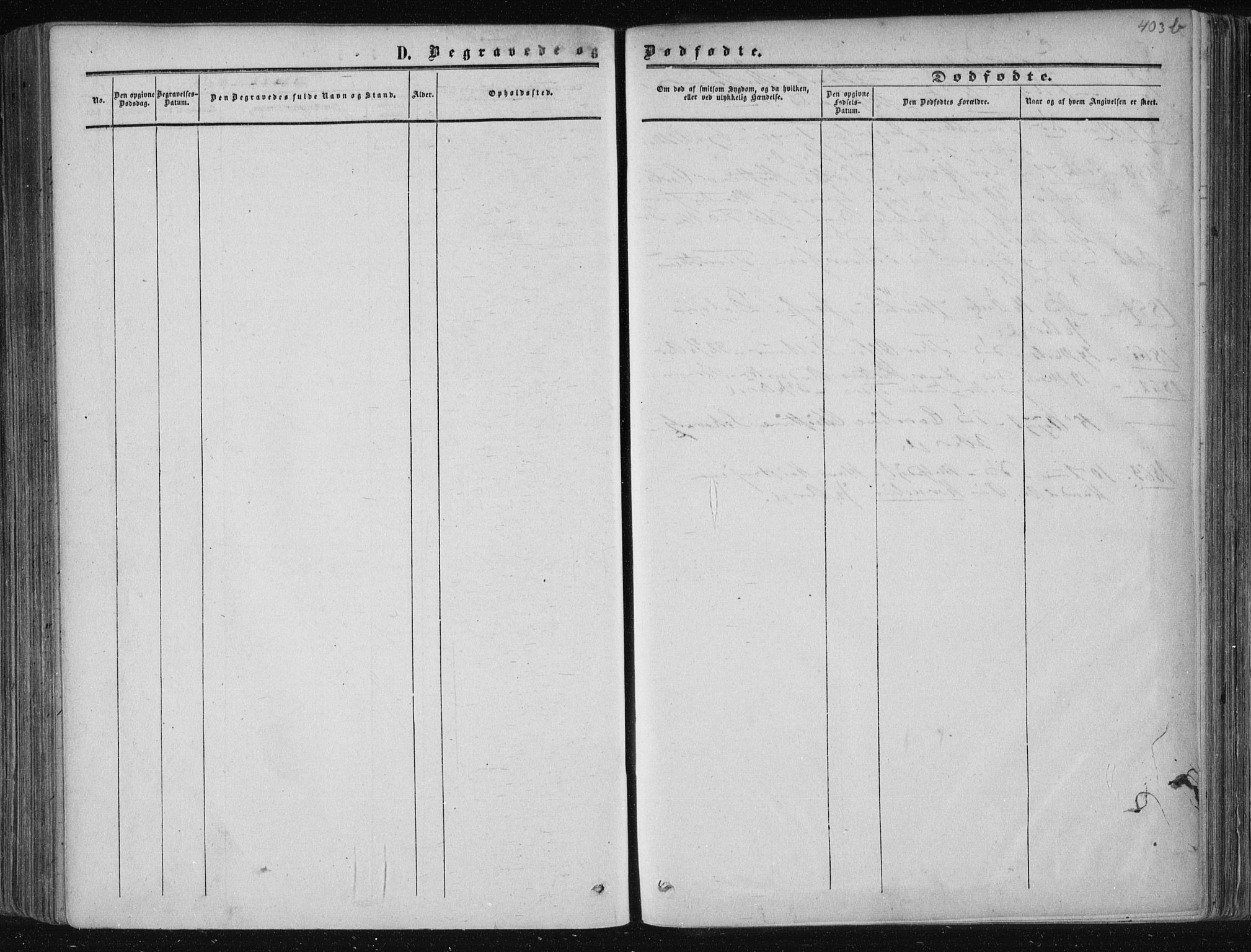 Solum kirkebøker, SAKO/A-306/F/Fa/L0007: Parish register (official) no. I 7, 1856-1864, p. 403