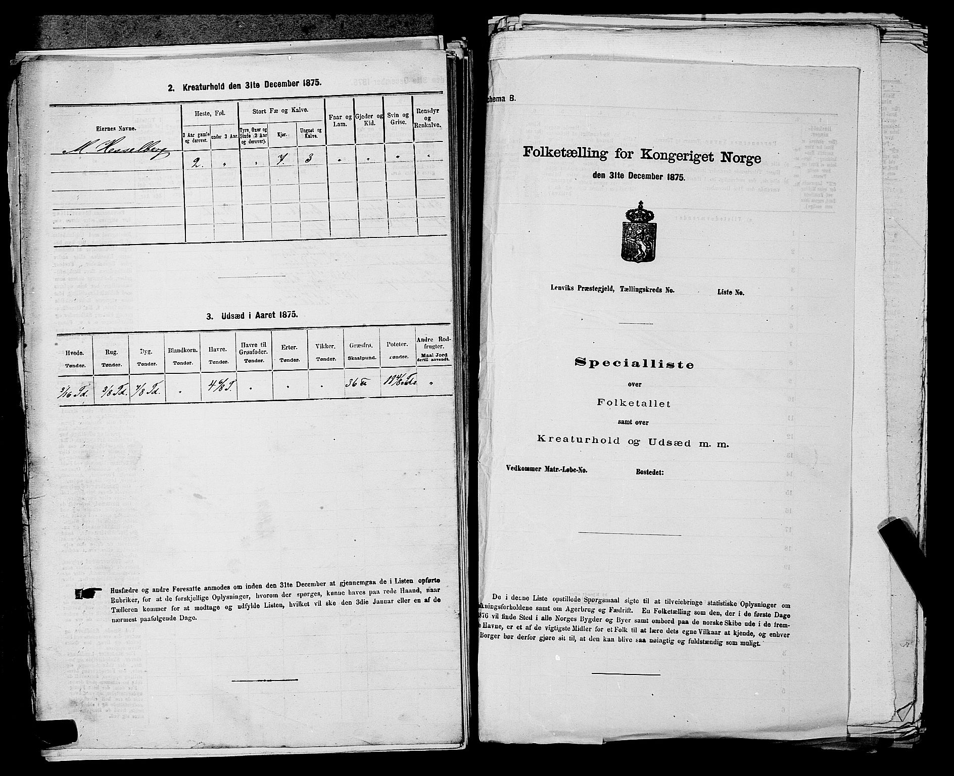 SAKO, 1875 census for 0725P Tjølling, 1875, p. 388