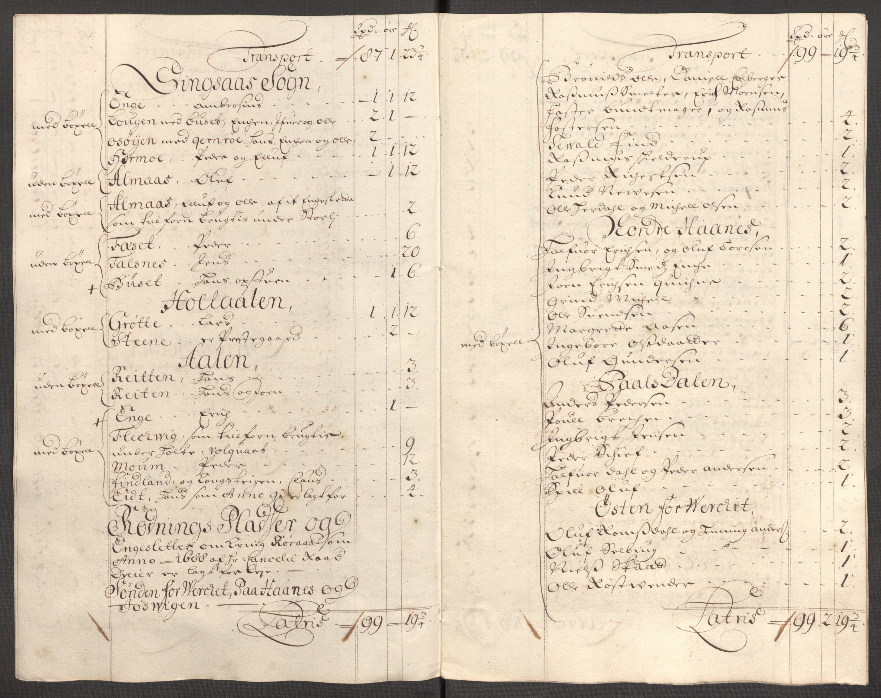 Rentekammeret inntil 1814, Reviderte regnskaper, Fogderegnskap, AV/RA-EA-4092/R60/L3947: Fogderegnskap Orkdal og Gauldal, 1697, p. 384