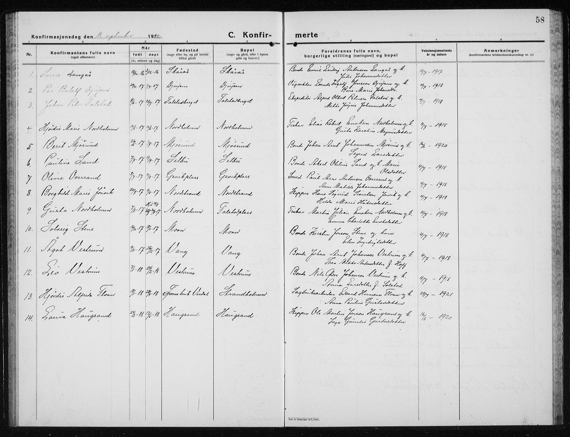 Ministerialprotokoller, klokkerbøker og fødselsregistre - Nord-Trøndelag, SAT/A-1458/719/L0180: Parish register (copy) no. 719C01, 1878-1940, p. 58