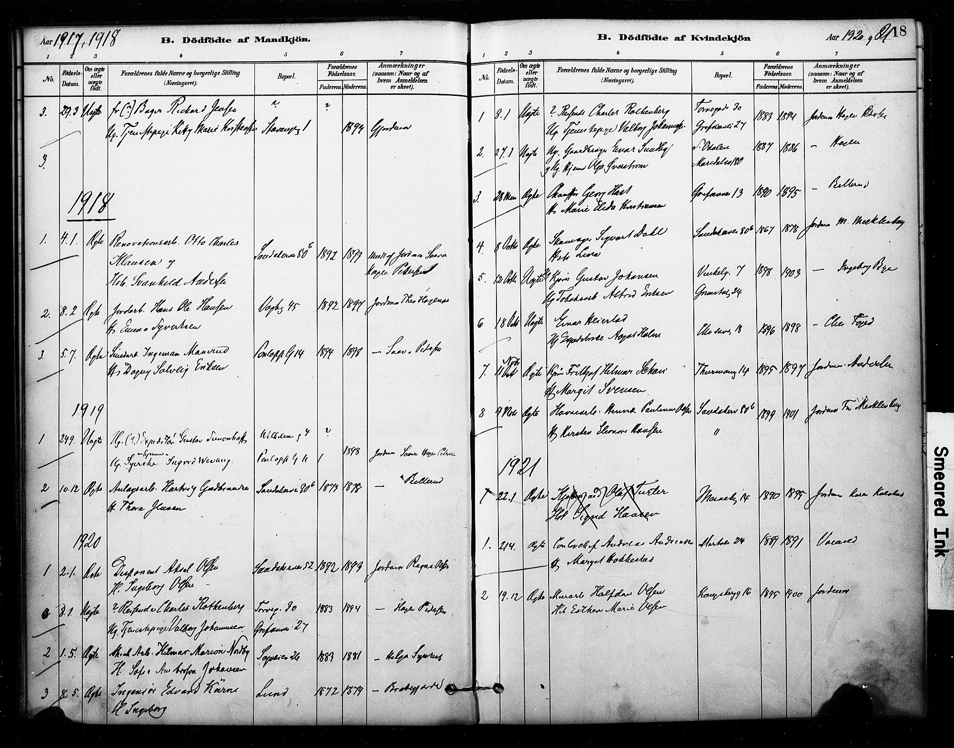 Sagene prestekontor Kirkebøker, AV/SAO-A-10796/F/L0003: Parish register (official) no. 3, 1880-1922, p. 18