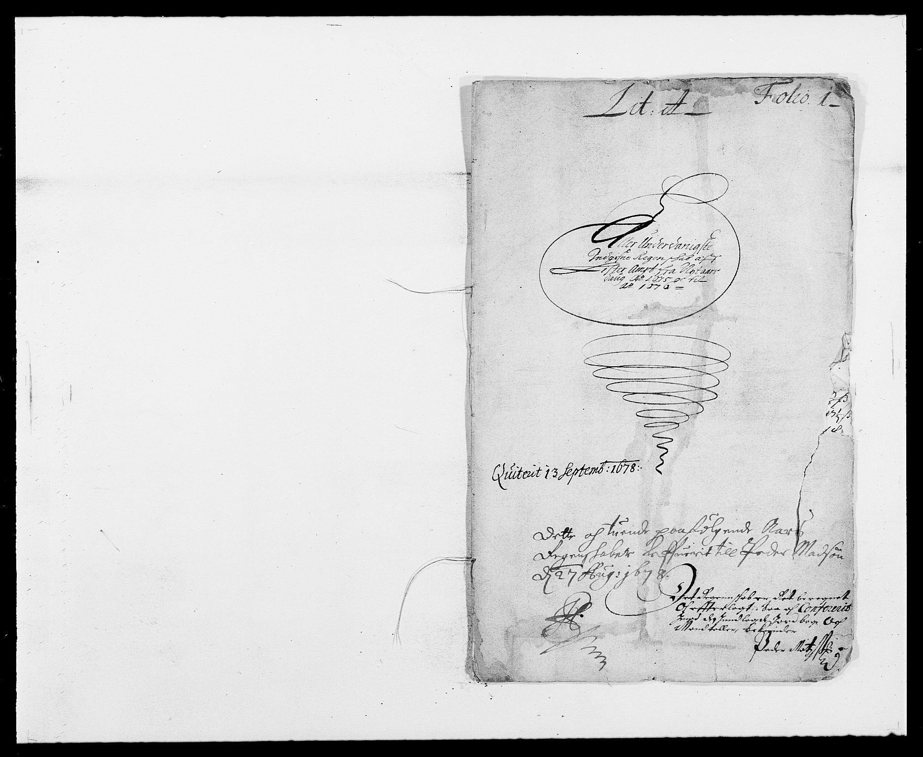 Rentekammeret inntil 1814, Reviderte regnskaper, Fogderegnskap, AV/RA-EA-4092/R41/L2529: Fogderegnskap Lista, 1675-1676, p. 1