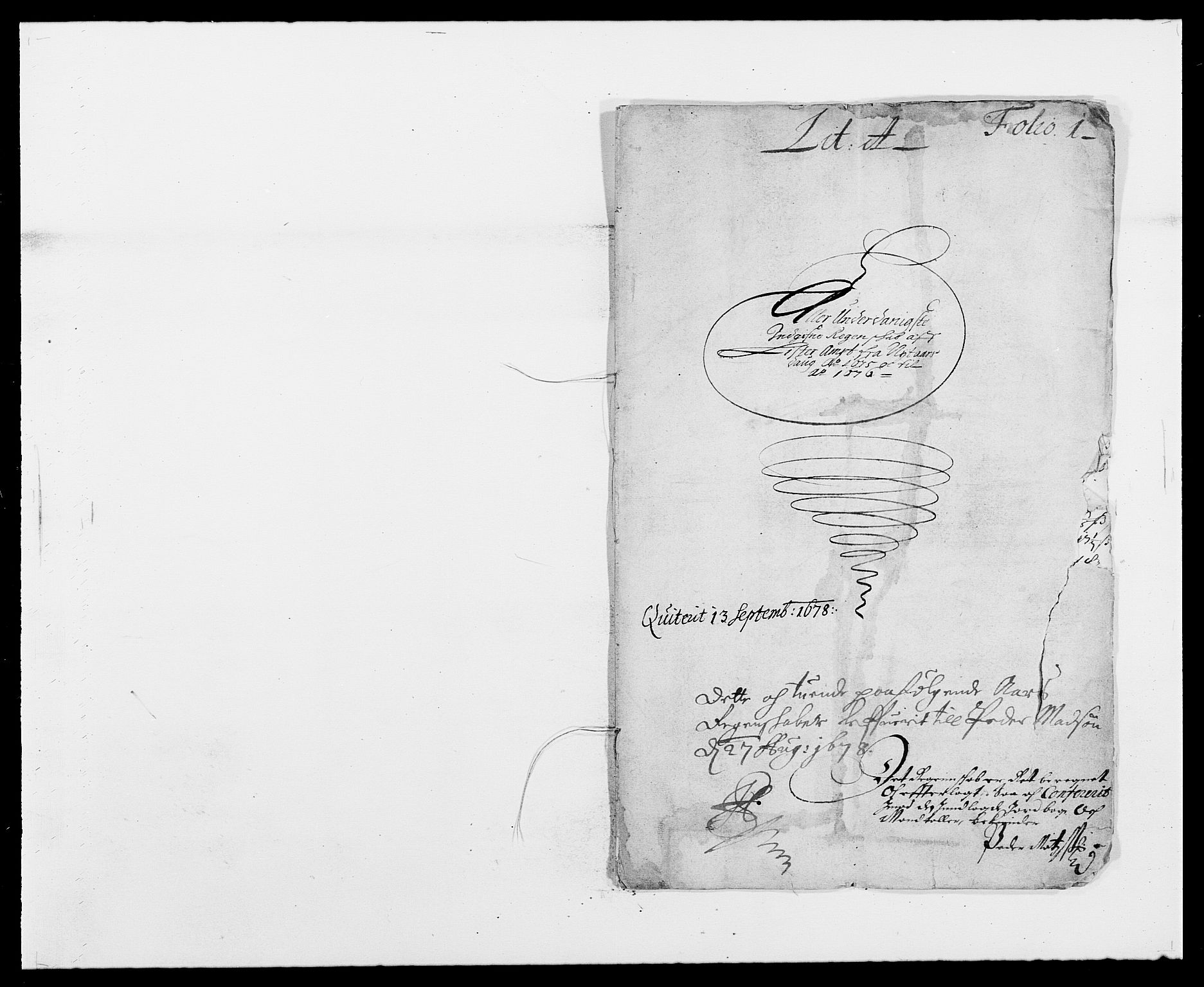 Rentekammeret inntil 1814, Reviderte regnskaper, Fogderegnskap, RA/EA-4092/R41/L2529: Fogderegnskap Lista, 1675-1676, p. 1