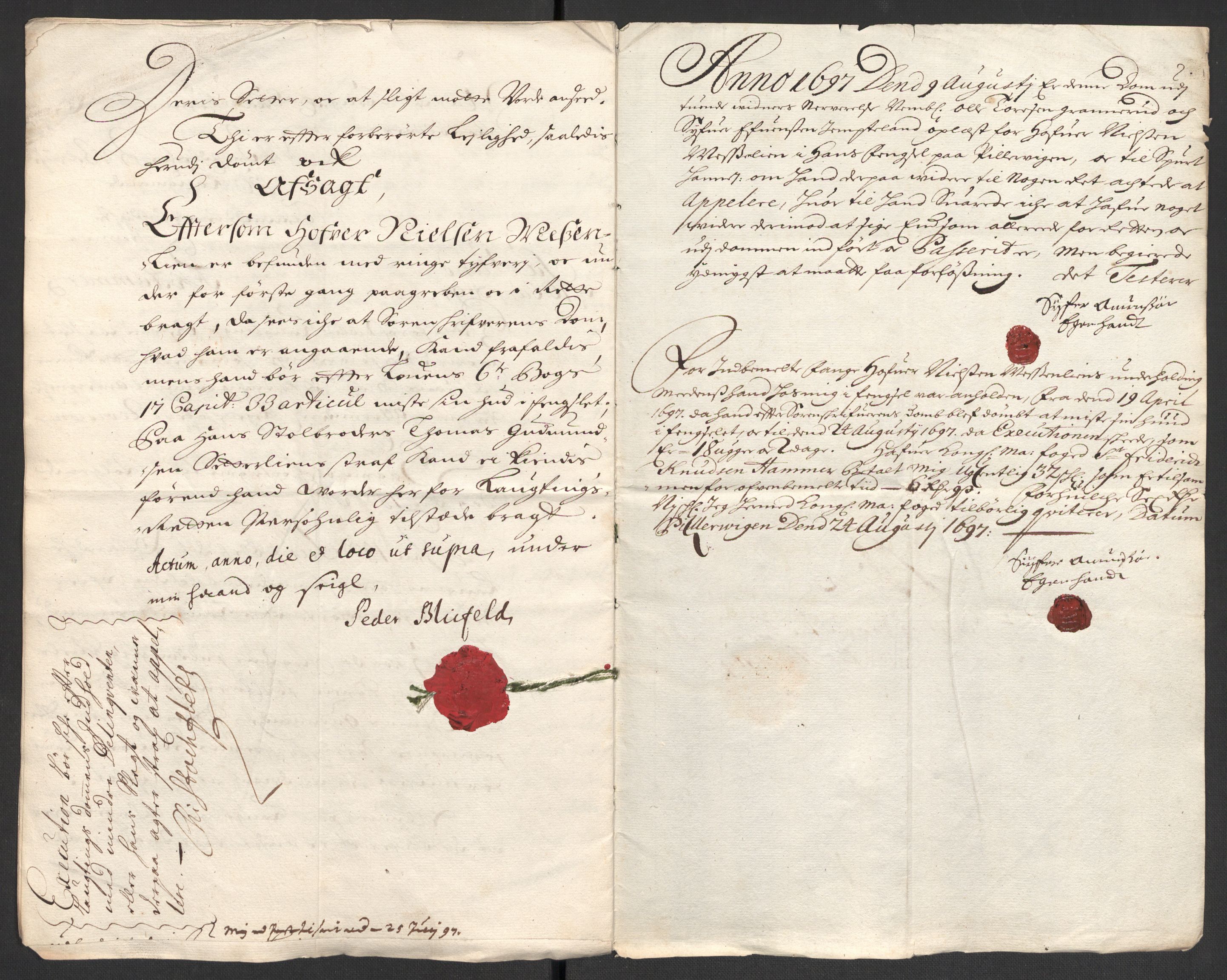 Rentekammeret inntil 1814, Reviderte regnskaper, Fogderegnskap, AV/RA-EA-4092/R16/L1037: Fogderegnskap Hedmark, 1697-1698, p. 203