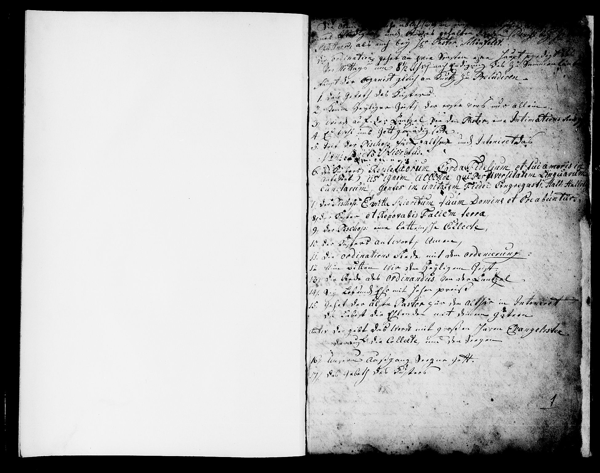 Mariakirken Sokneprestembete, AV/SAB-A-76901/H/Haa/L0001: Parish register (official) no. A 1, 1740-1784, p. 1