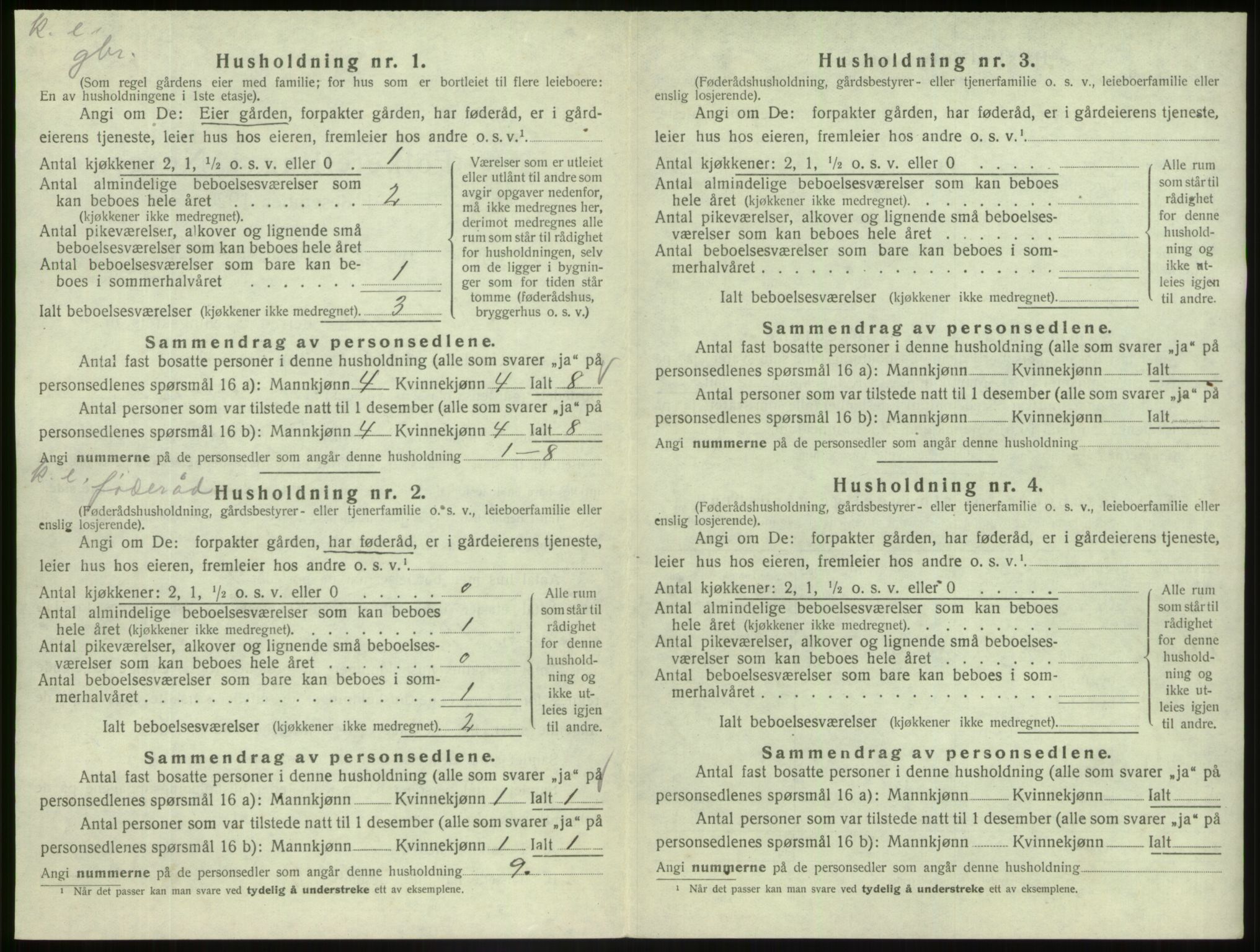 SAB, 1920 census for Askvoll, 1920, p. 331