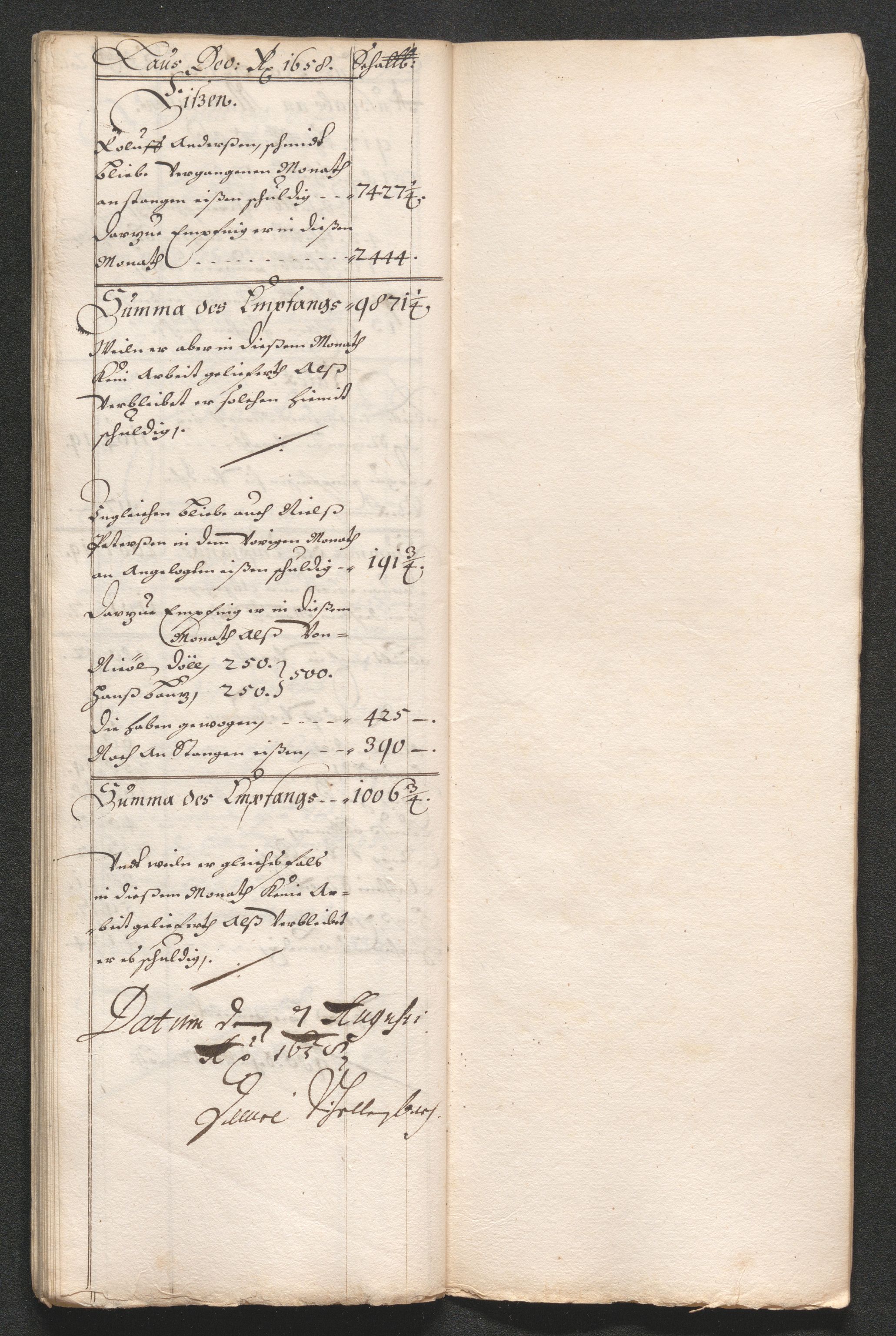 Kongsberg Sølvverk 1623-1816, SAKO/EA-3135/001/D/Dc/Dcd/L0033: Utgiftsregnskap for gruver m.m. , 1658, p. 436