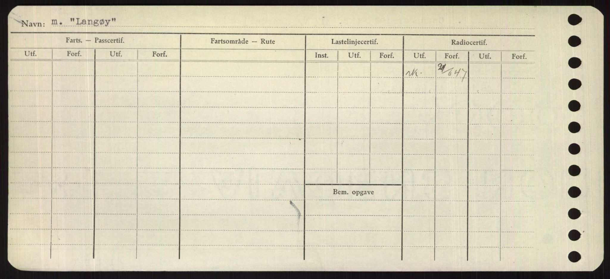 Sjøfartsdirektoratet med forløpere, Skipsmålingen, AV/RA-S-1627/H/Hd/L0022: Fartøy, L-Lia, p. 206