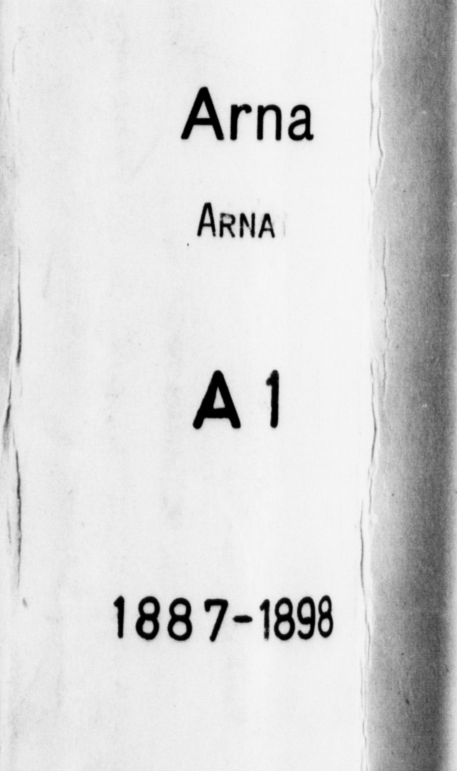 Haus sokneprestembete, AV/SAB-A-75601/H/Haa/Haad/L0001: Parish register (official) no. D 1, 1887-1898