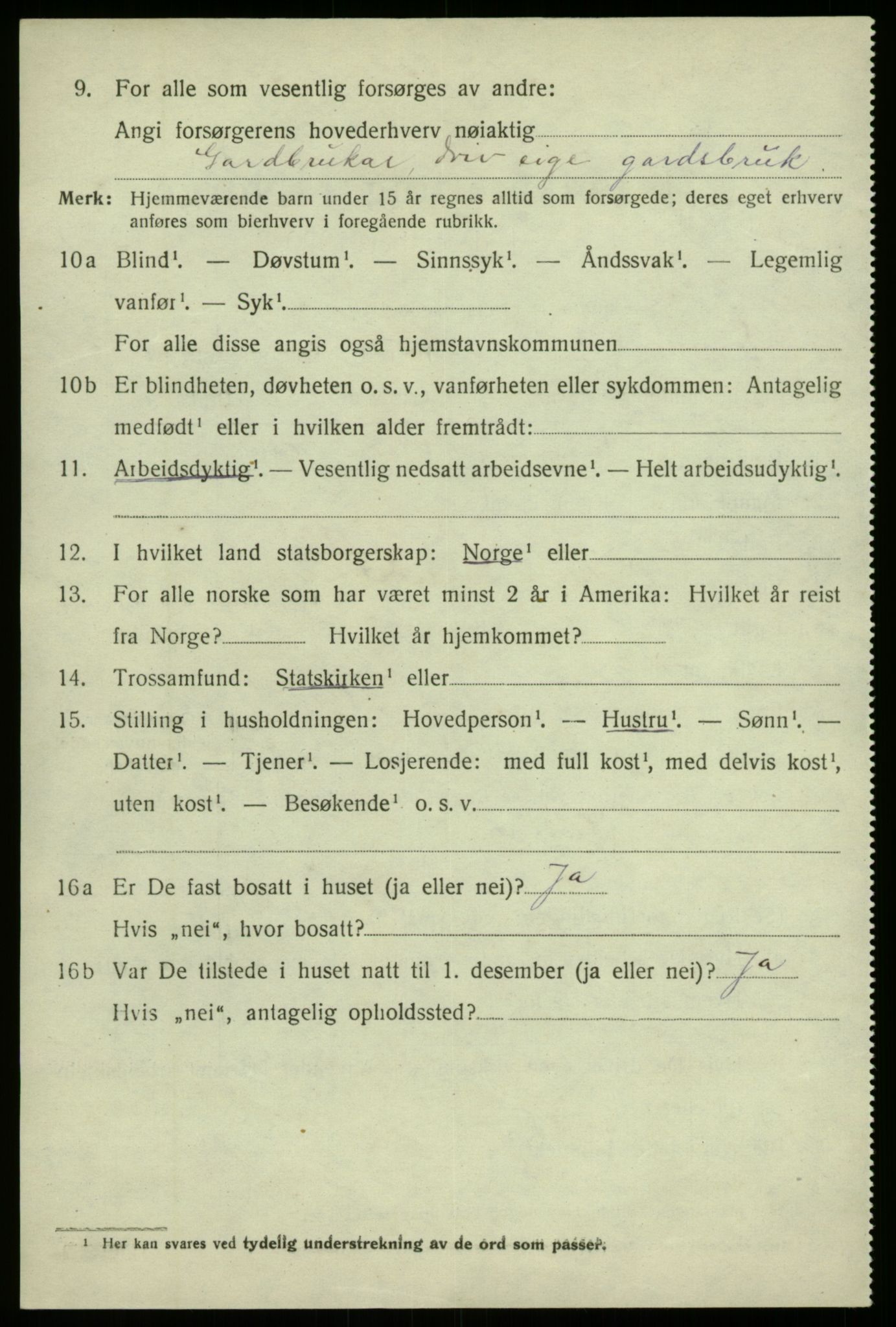 SAB, 1920 census for Sogndal, 1920, p. 7508