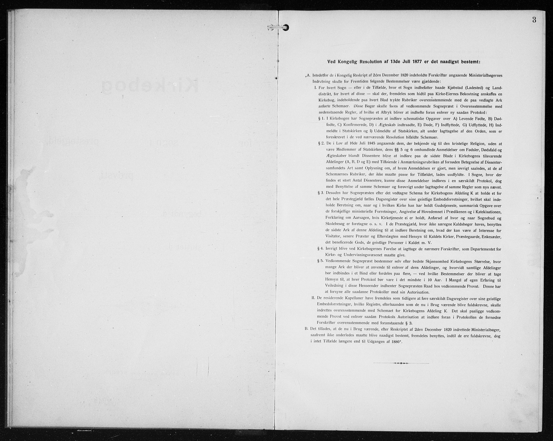 Hægebostad sokneprestkontor, SAK/1111-0024/F/Fb/Fba/L0005: Parish register (copy) no. B 5, 1907-1931, p. 3