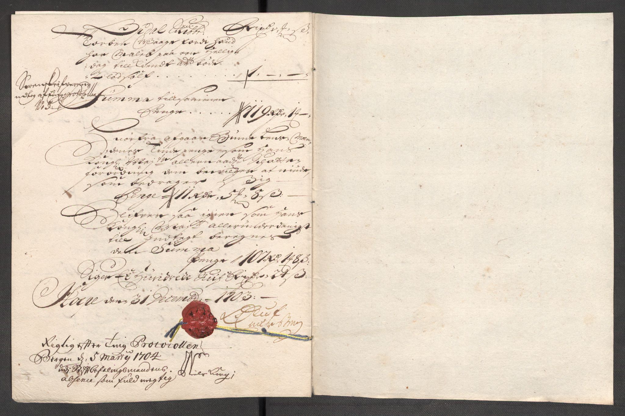 Rentekammeret inntil 1814, Reviderte regnskaper, Fogderegnskap, AV/RA-EA-4092/R48/L2981: Fogderegnskap Sunnhordland og Hardanger, 1703, p. 37