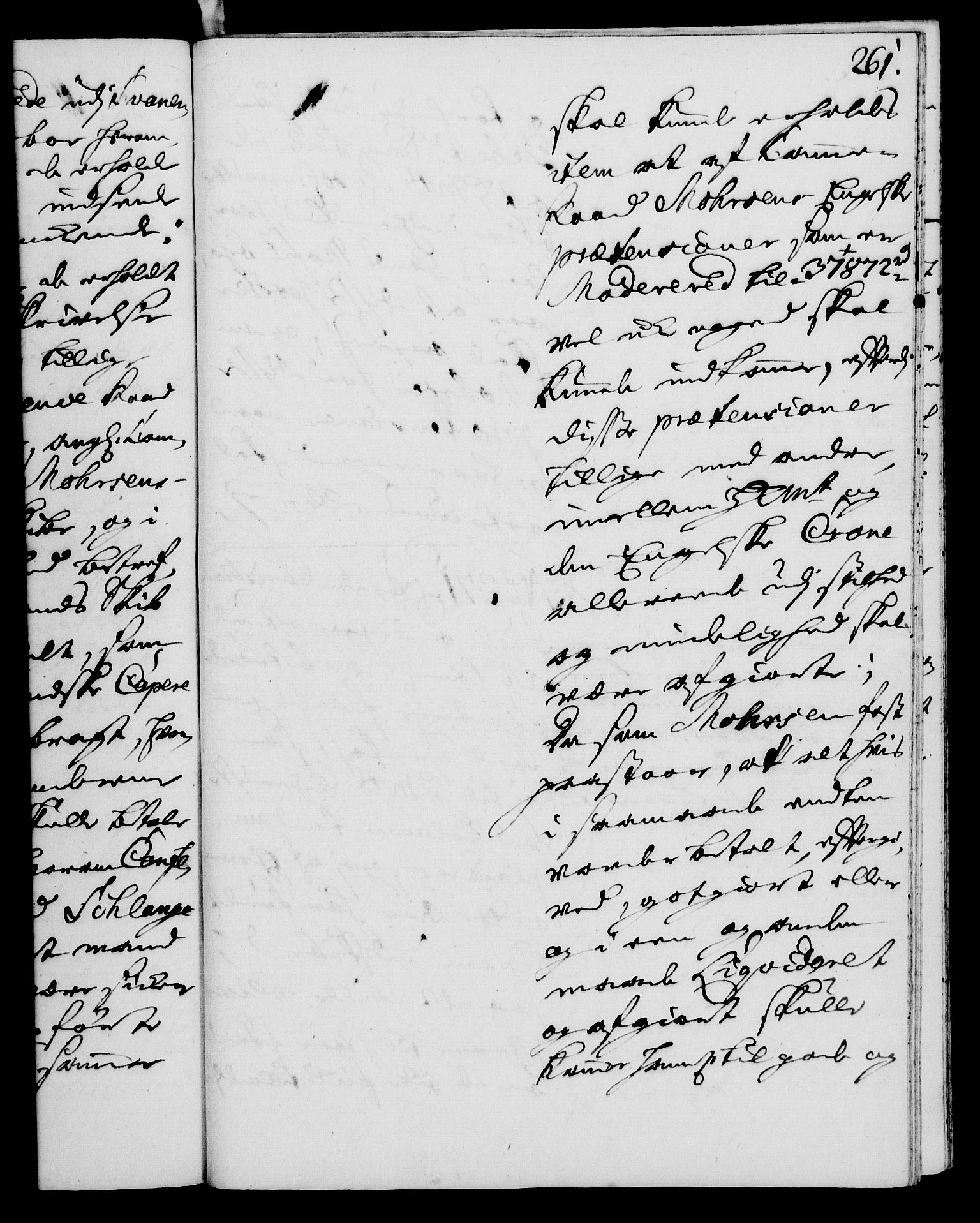 Rentekammeret, Kammerkanselliet, RA/EA-3111/G/Gh/Gha/L0009: Norsk ekstraktmemorialprotokoll (merket RK 53.54), 1726-1728, p. 261