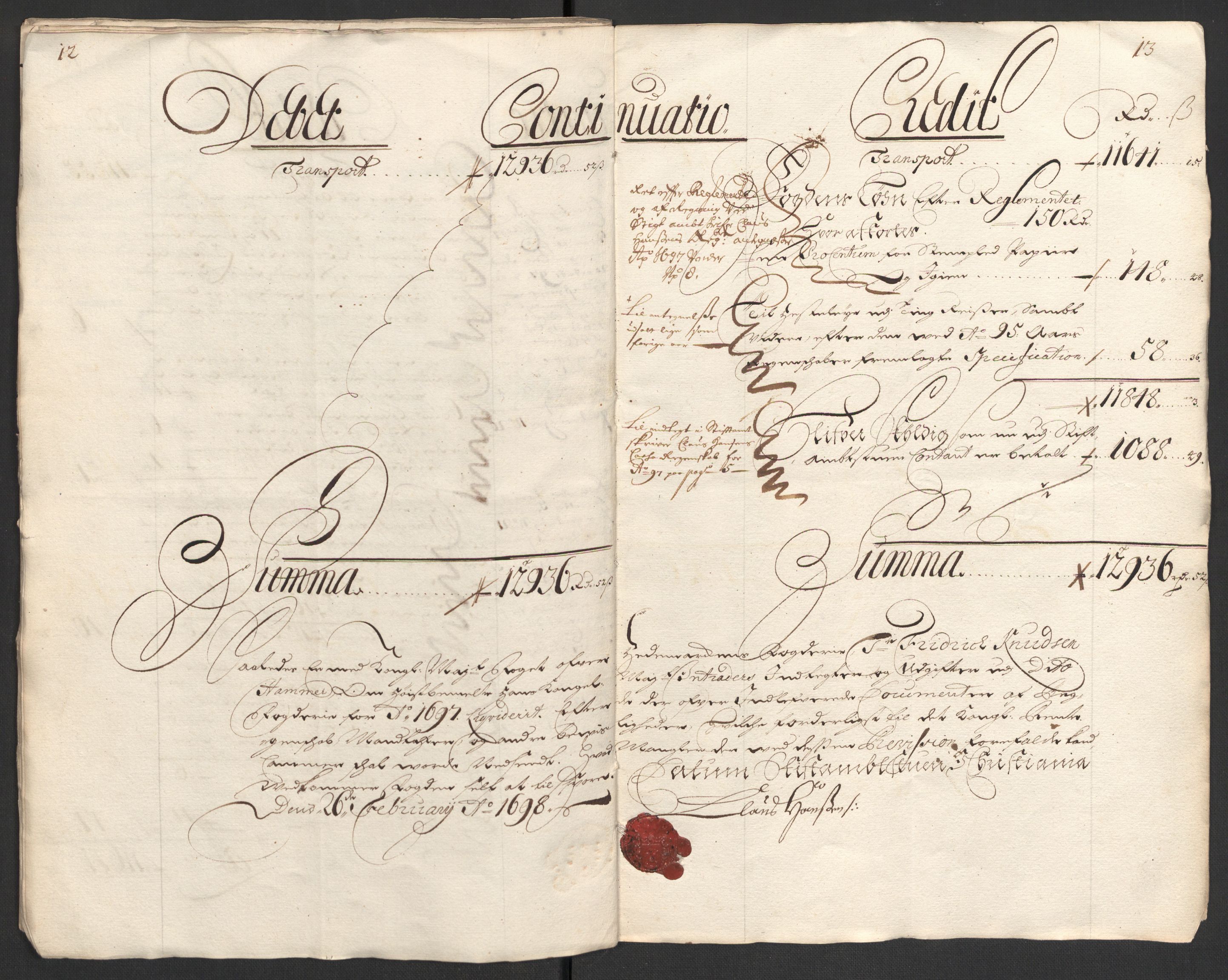 Rentekammeret inntil 1814, Reviderte regnskaper, Fogderegnskap, AV/RA-EA-4092/R16/L1037: Fogderegnskap Hedmark, 1697-1698, p. 31