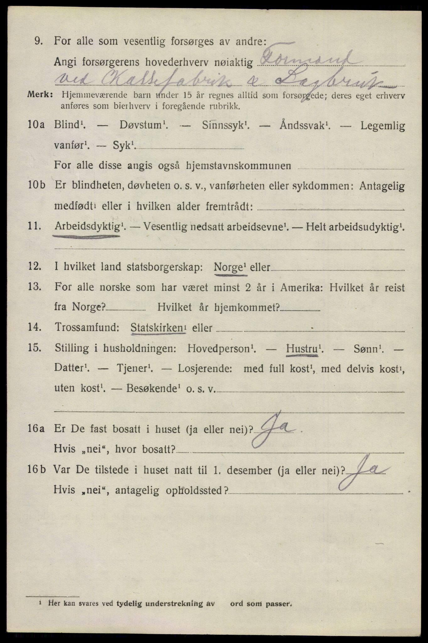 SAO, 1920 census for Glemmen, 1920, p. 7840