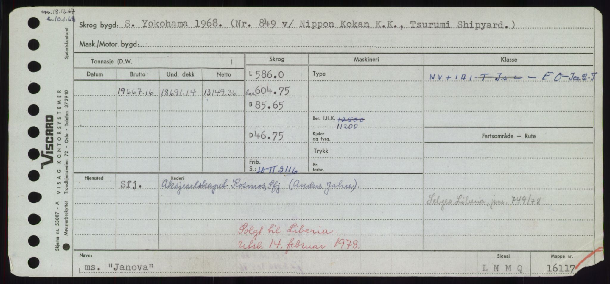 Sjøfartsdirektoratet med forløpere, Skipsmålingen, RA/S-1627/H/Hd/L0019: Fartøy, J, p. 171