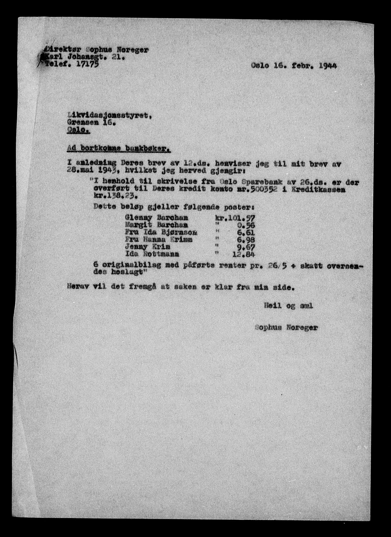 Justisdepartementet, Tilbakeføringskontoret for inndratte formuer, AV/RA-S-1564/H/Hc/Hcc/L0953: --, 1945-1947, p. 212