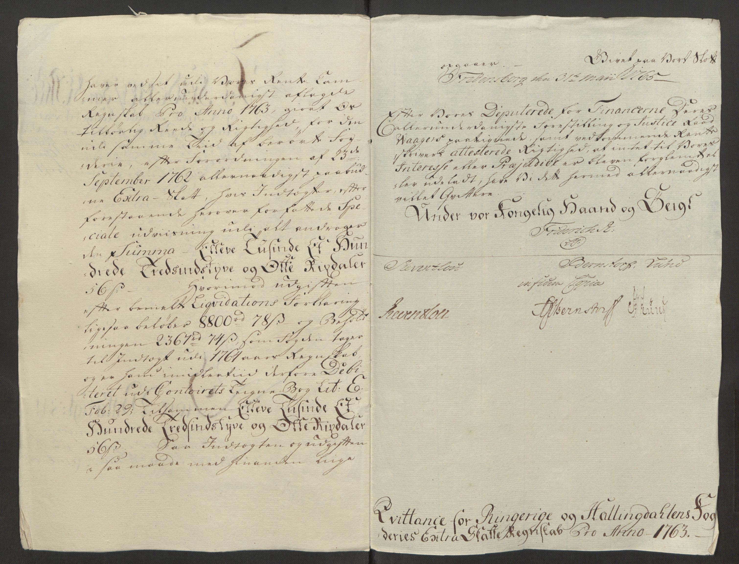 Rentekammeret inntil 1814, Reviderte regnskaper, Fogderegnskap, RA/EA-4092/R23/L1565: Ekstraskatten Ringerike og Hallingdal, 1762-1763, p. 354