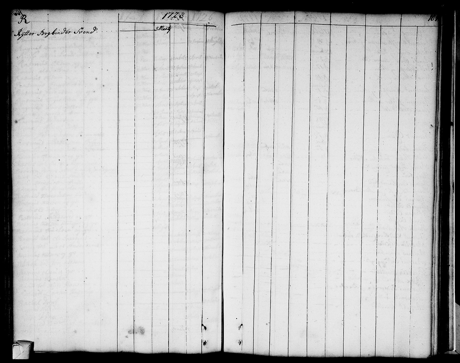 Strømsø kirkebøker, AV/SAKO-A-246/F/Fa/L0002: Parish register (official) no. I 2, 1726-1727, p. 104