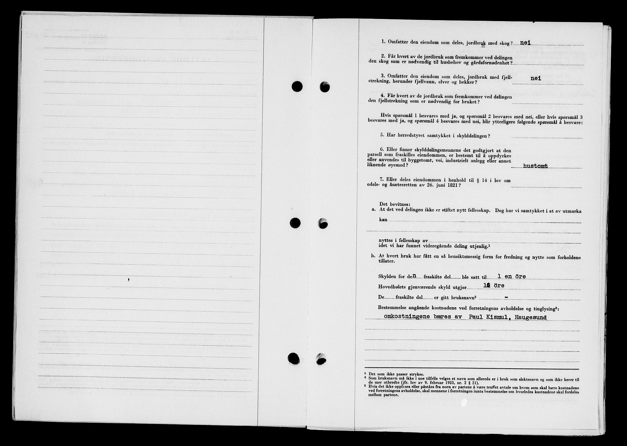 Karmsund sorenskriveri, AV/SAST-A-100311/01/II/IIB/L0125: Mortgage book no. 105A, 1957-1957, Diary no: : 2396/1957