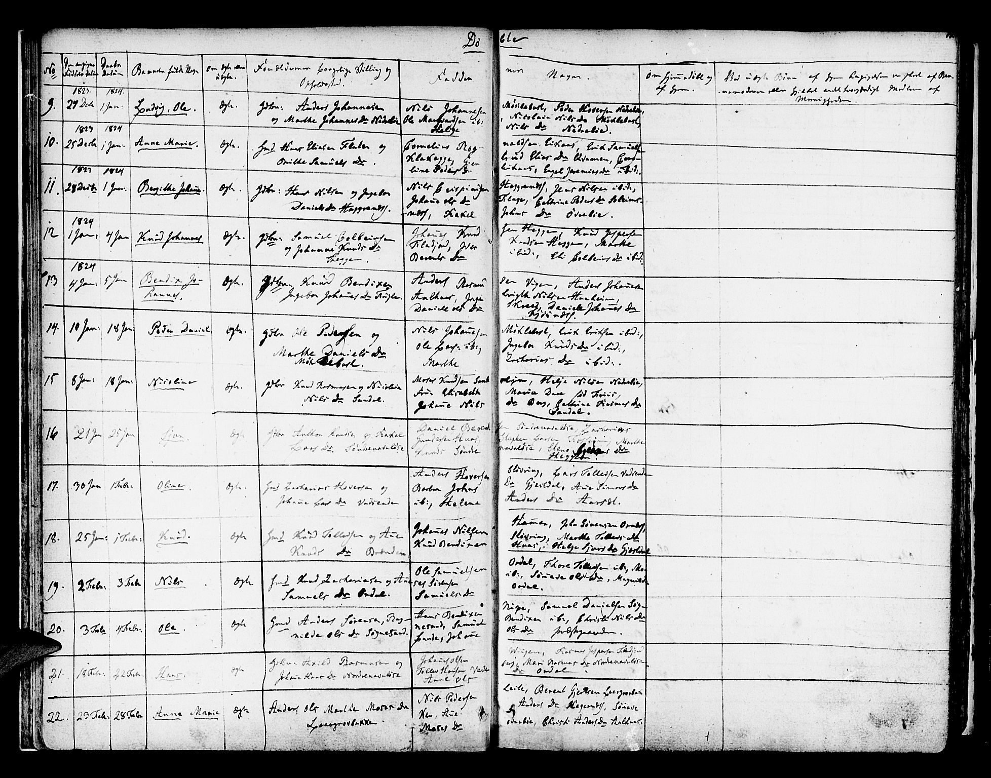 Jølster sokneprestembete, AV/SAB-A-80701/H/Haa/Haaa/L0008: Parish register (official) no. A 8, 1821-1833, p. 17