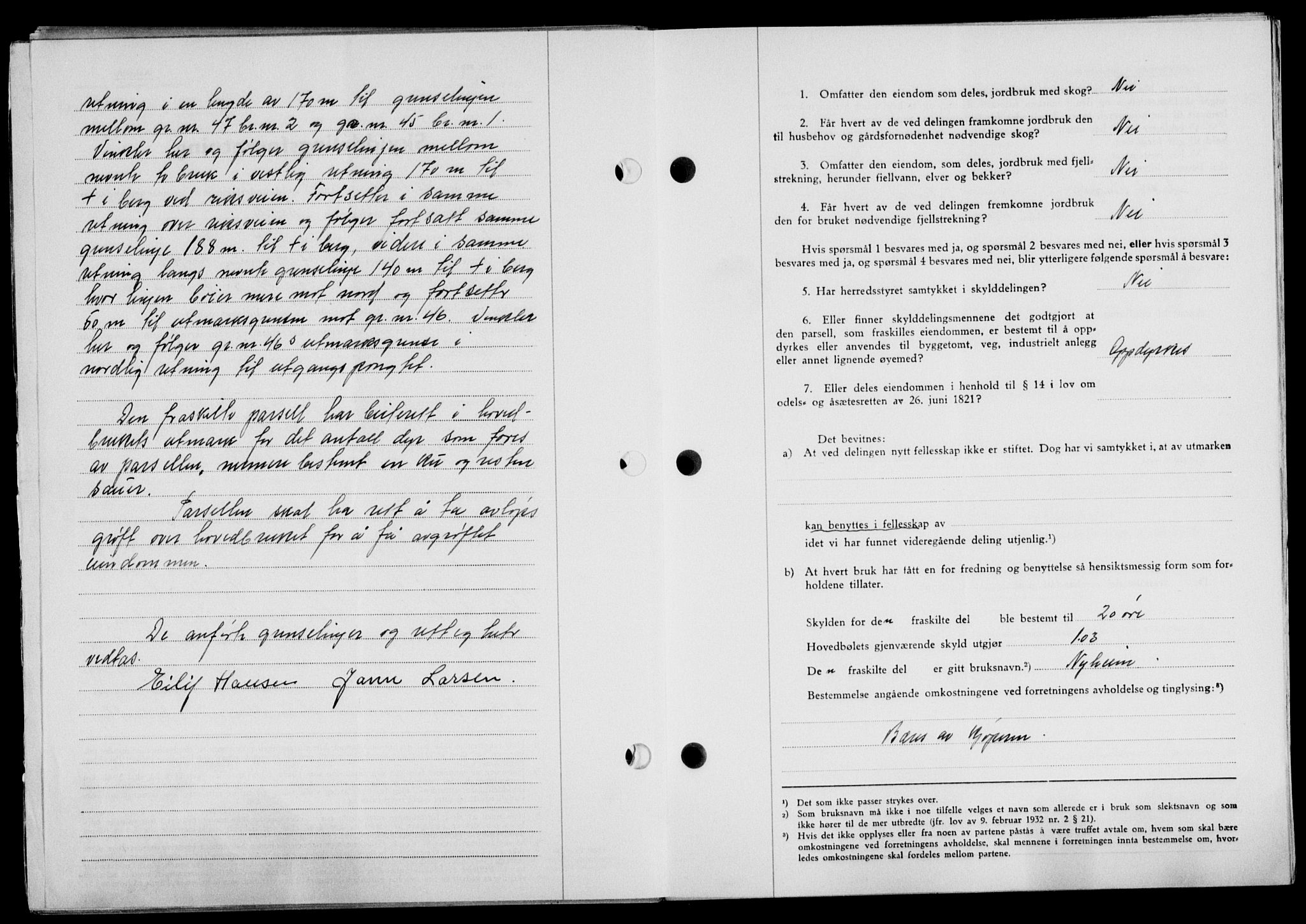 Lofoten sorenskriveri, SAT/A-0017/1/2/2C/L0021a: Mortgage book no. 21a, 1949-1949, Diary no: : 1796/1949