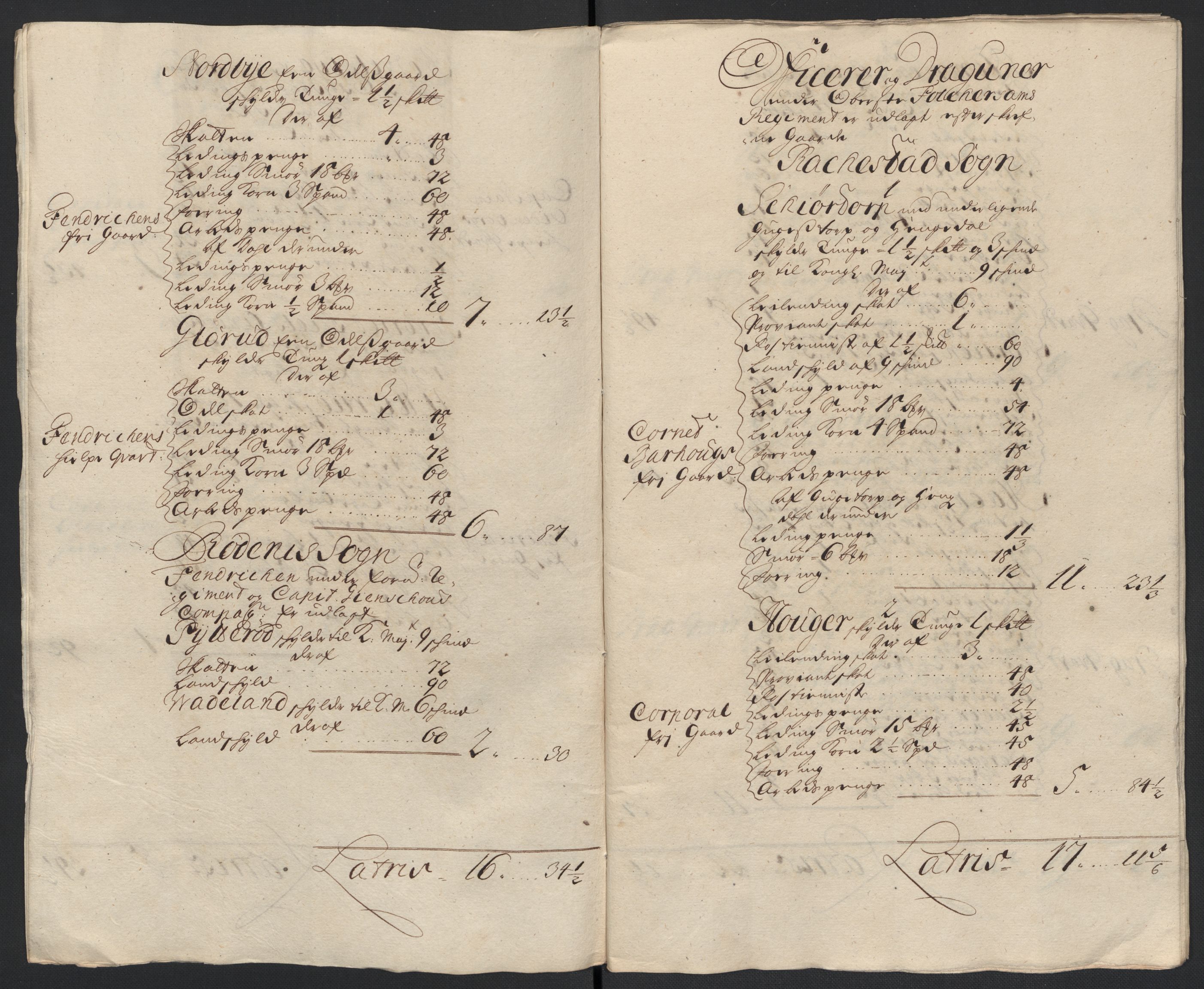 Rentekammeret inntil 1814, Reviderte regnskaper, Fogderegnskap, AV/RA-EA-4092/R07/L0301: Fogderegnskap Rakkestad, Heggen og Frøland, 1709, p. 202