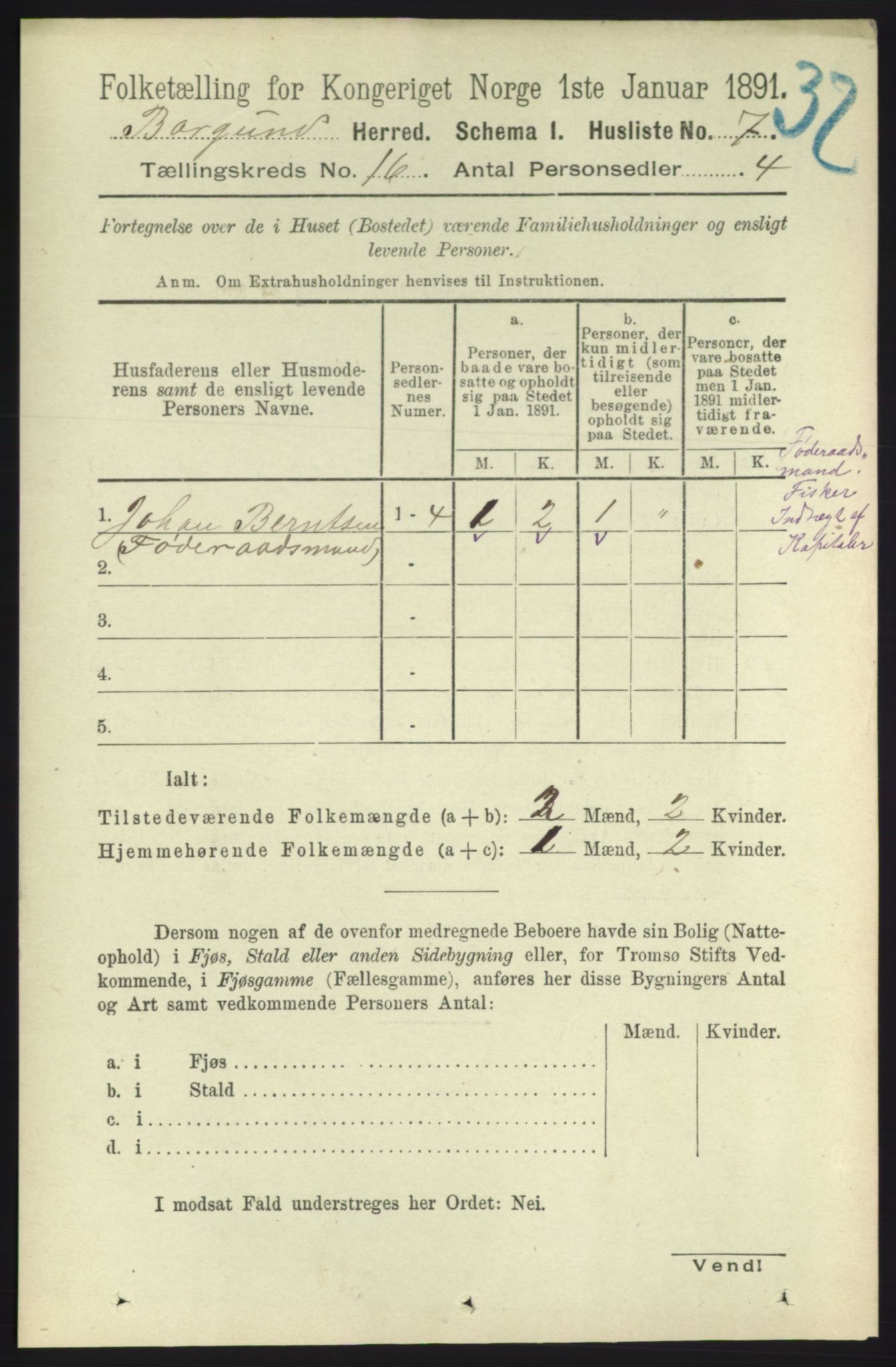 RA, 1891 census for 1531 Borgund, 1891, p. 4749