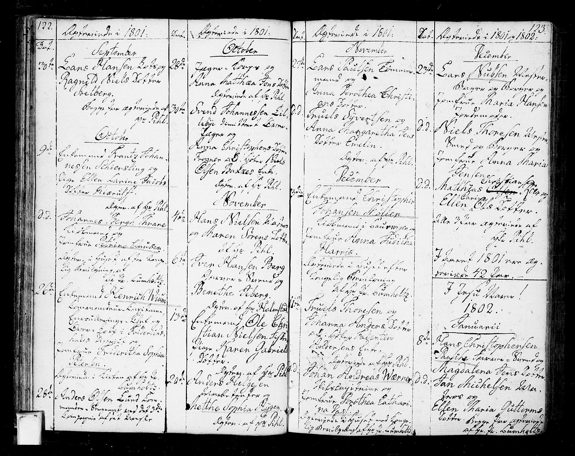 Oslo domkirke Kirkebøker, SAO/A-10752/F/Fa/L0005: Parish register (official) no. 5, 1787-1806, p. 122-123