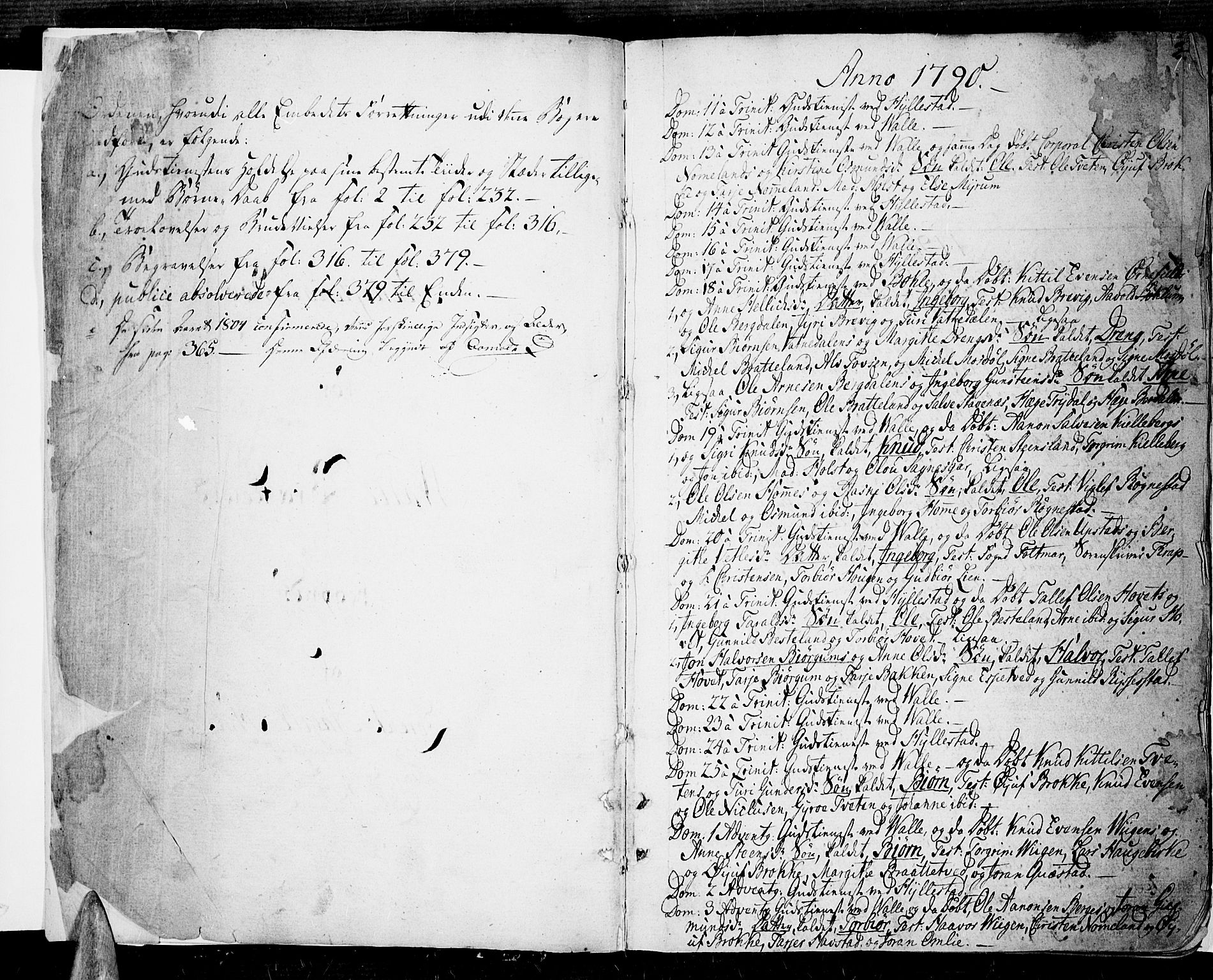 Valle sokneprestkontor, AV/SAK-1111-0044/F/Fa/Fac/L0004: Parish register (official) no. A 4, 1790-1816, p. 2