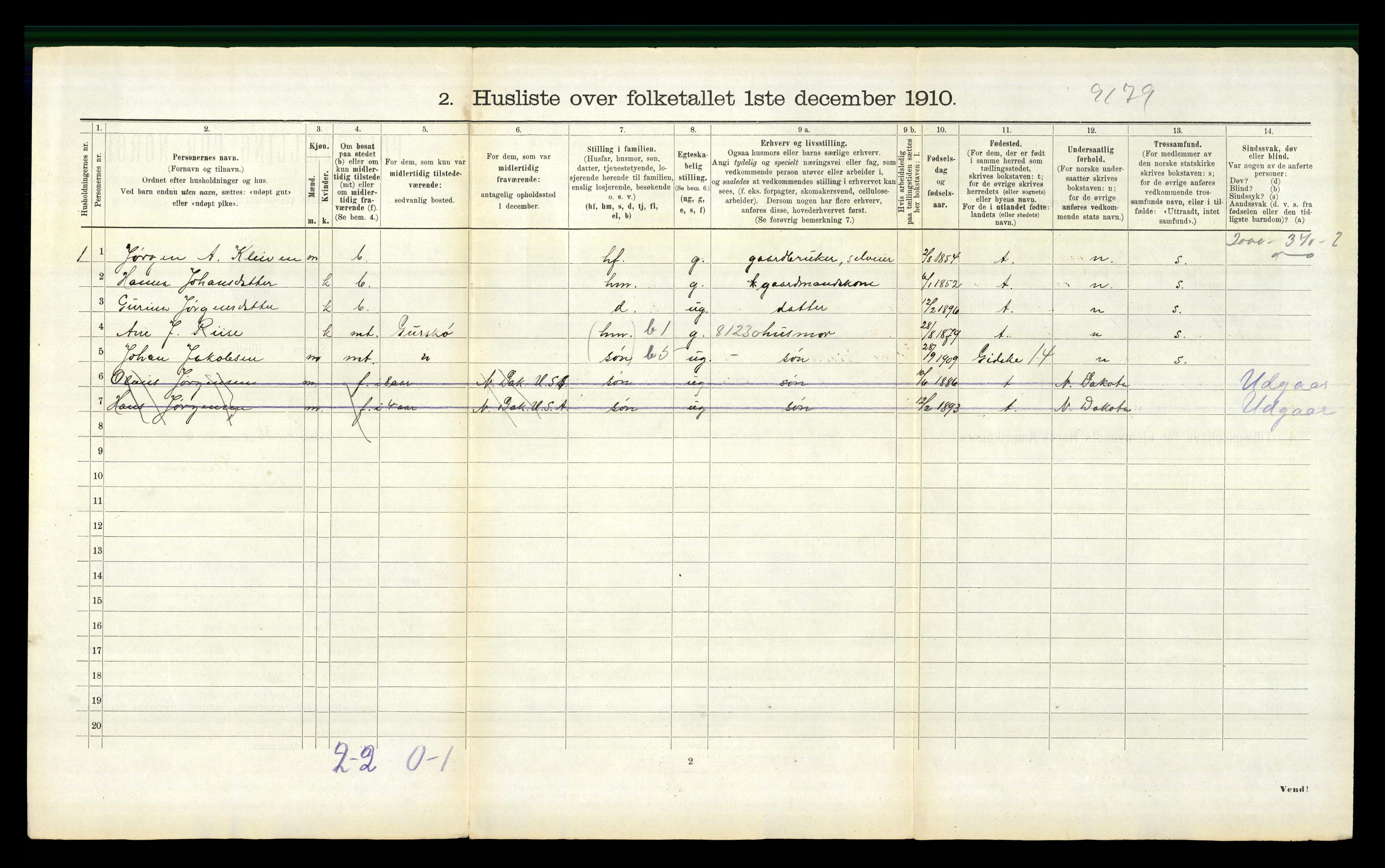 RA, 1910 census for Ørskog, 1910, p. 474