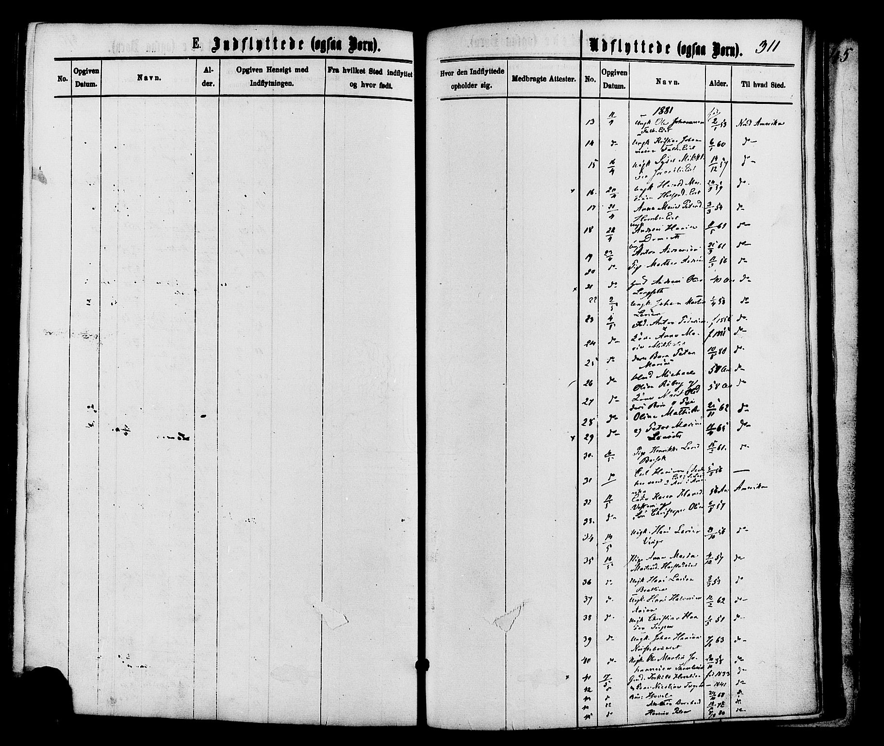 Nordre Land prestekontor, AV/SAH-PREST-124/H/Ha/Haa/L0002: Parish register (official) no. 2, 1872-1881, p. 311