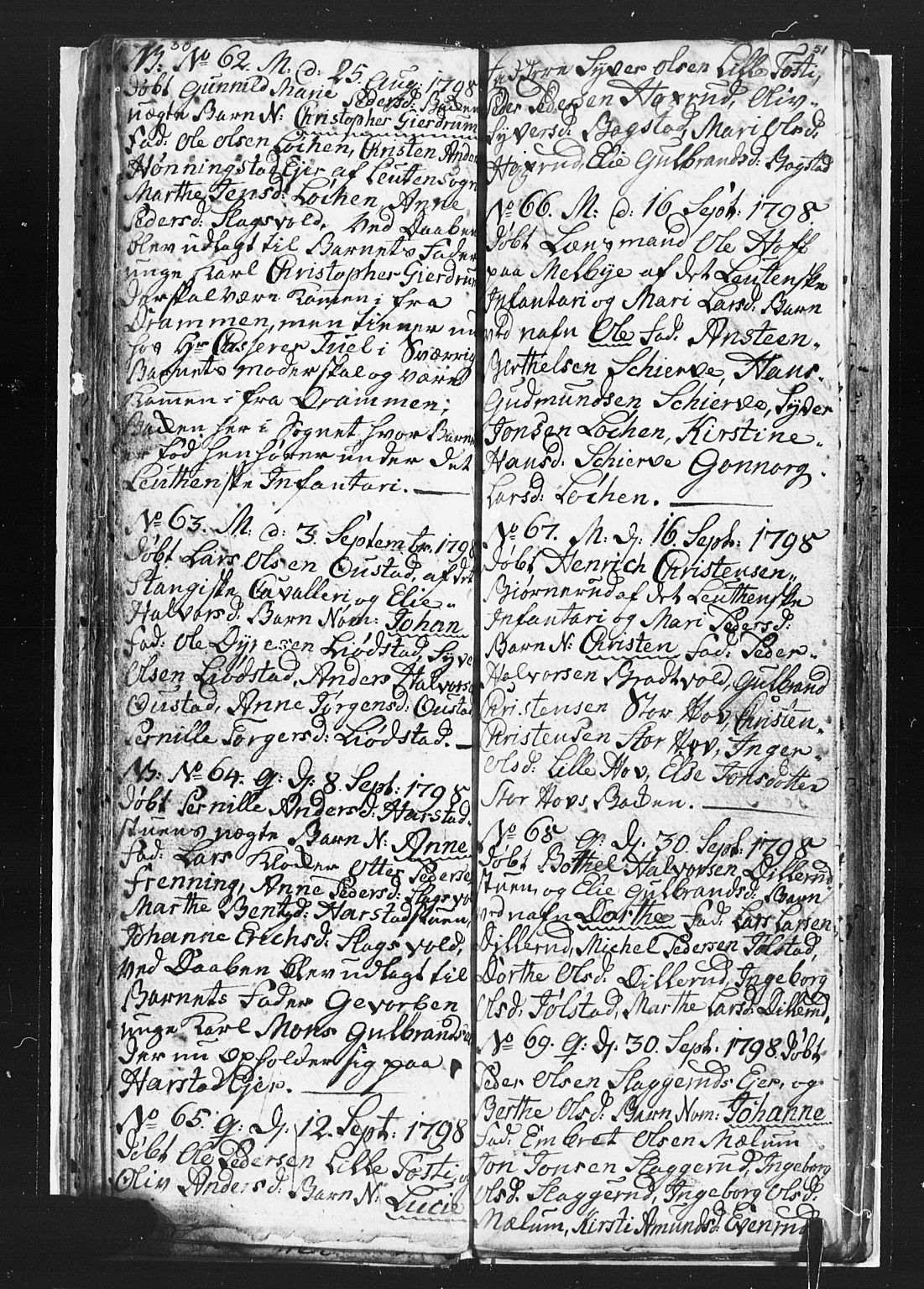 Romedal prestekontor, AV/SAH-PREST-004/L/L0002: Parish register (copy) no. 2, 1795-1800, p. 50-51