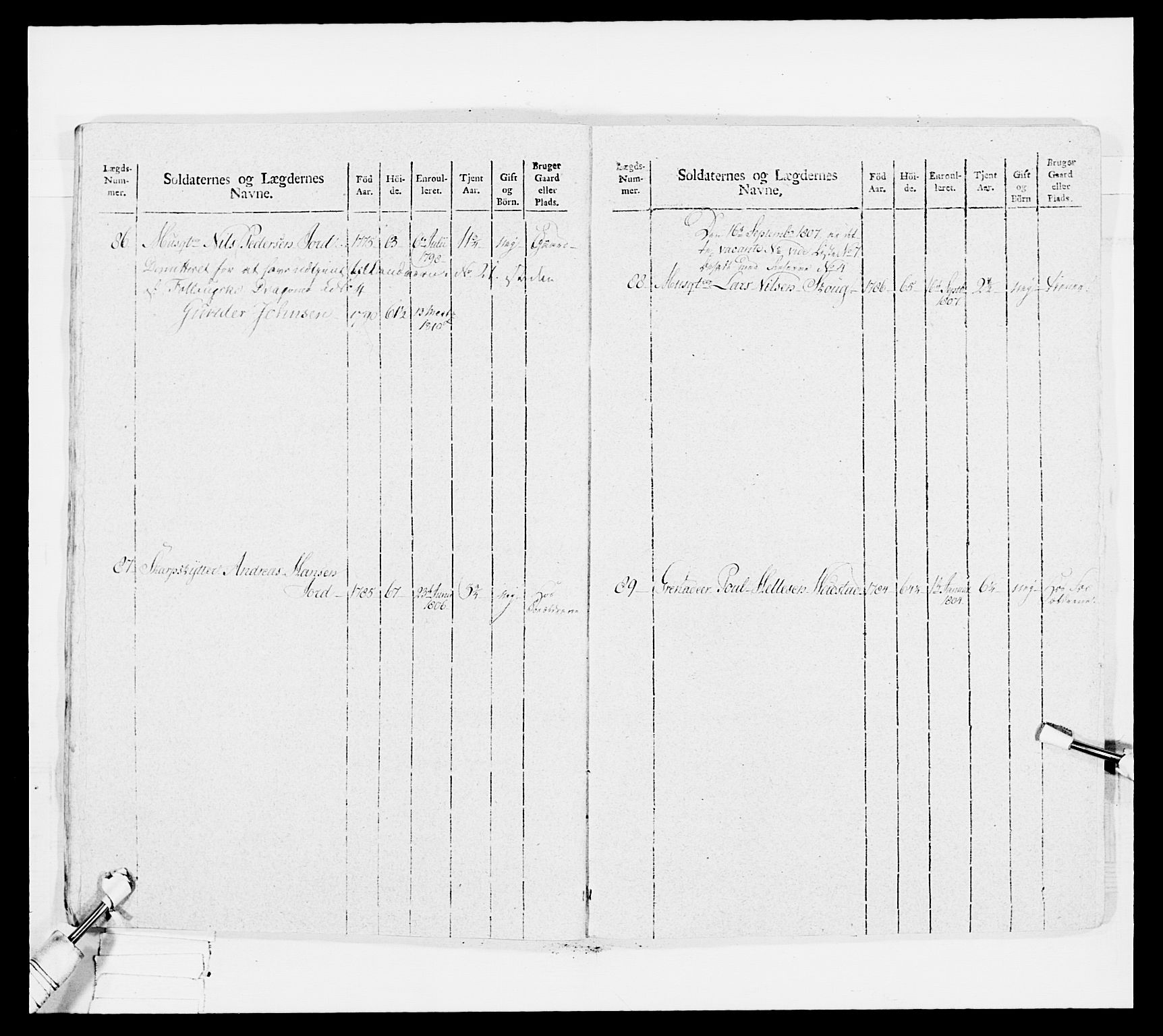 Generalitets- og kommissariatskollegiet, Det kongelige norske kommissariatskollegium, AV/RA-EA-5420/E/Eh/L0034: Nordafjelske gevorbne infanteriregiment, 1810, p. 471