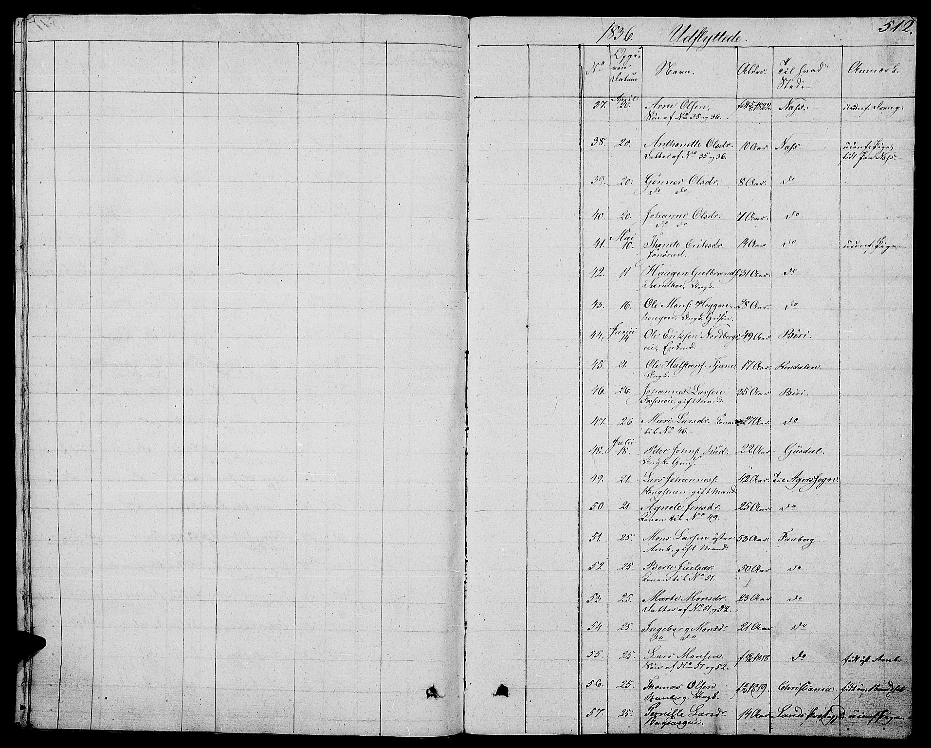 Ringsaker prestekontor, AV/SAH-PREST-014/L/La/L0004: Parish register (copy) no. 4, 1827-1838, p. 512