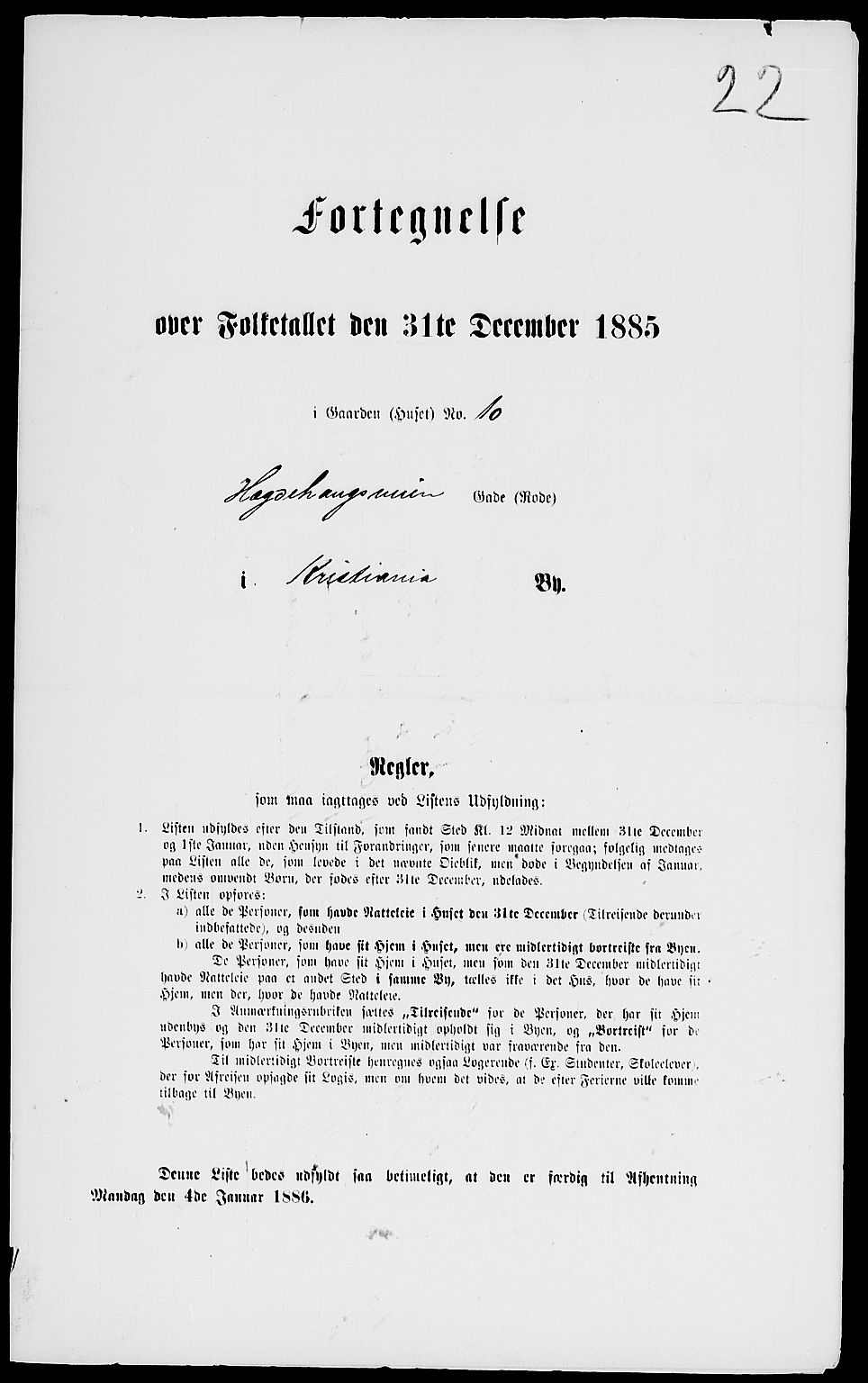 RA, 1885 census for 0301 Kristiania, 1885, p. 620