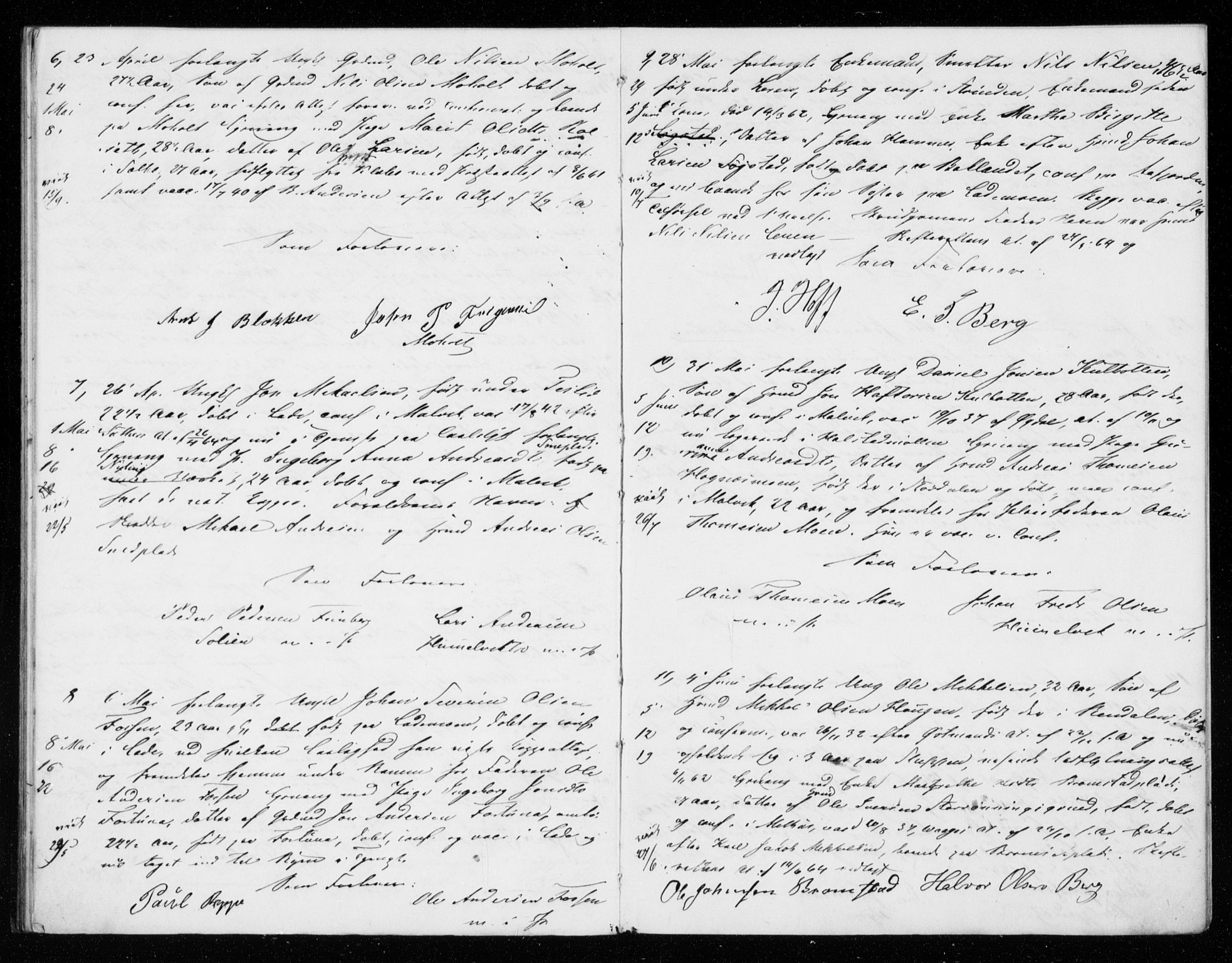 Ministerialprotokoller, klokkerbøker og fødselsregistre - Sør-Trøndelag, SAT/A-1456/606/L0298: Banns register no. 606A13, 1861-1872