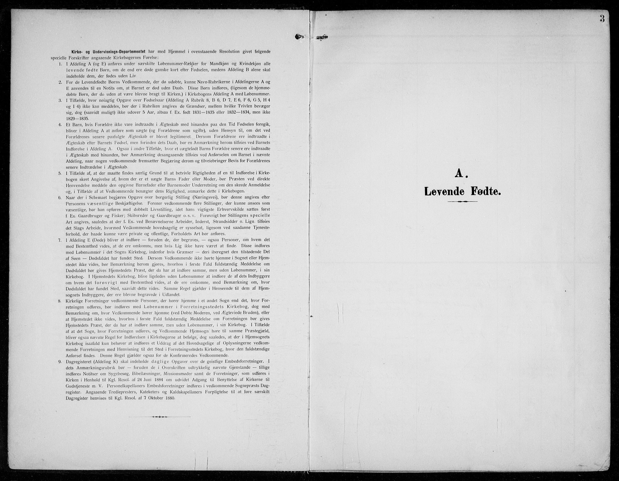Vestby prestekontor Kirkebøker, SAO/A-10893/F/Fc/L0002: Parish register (official) no. III 2, 1906-1940, p. 3