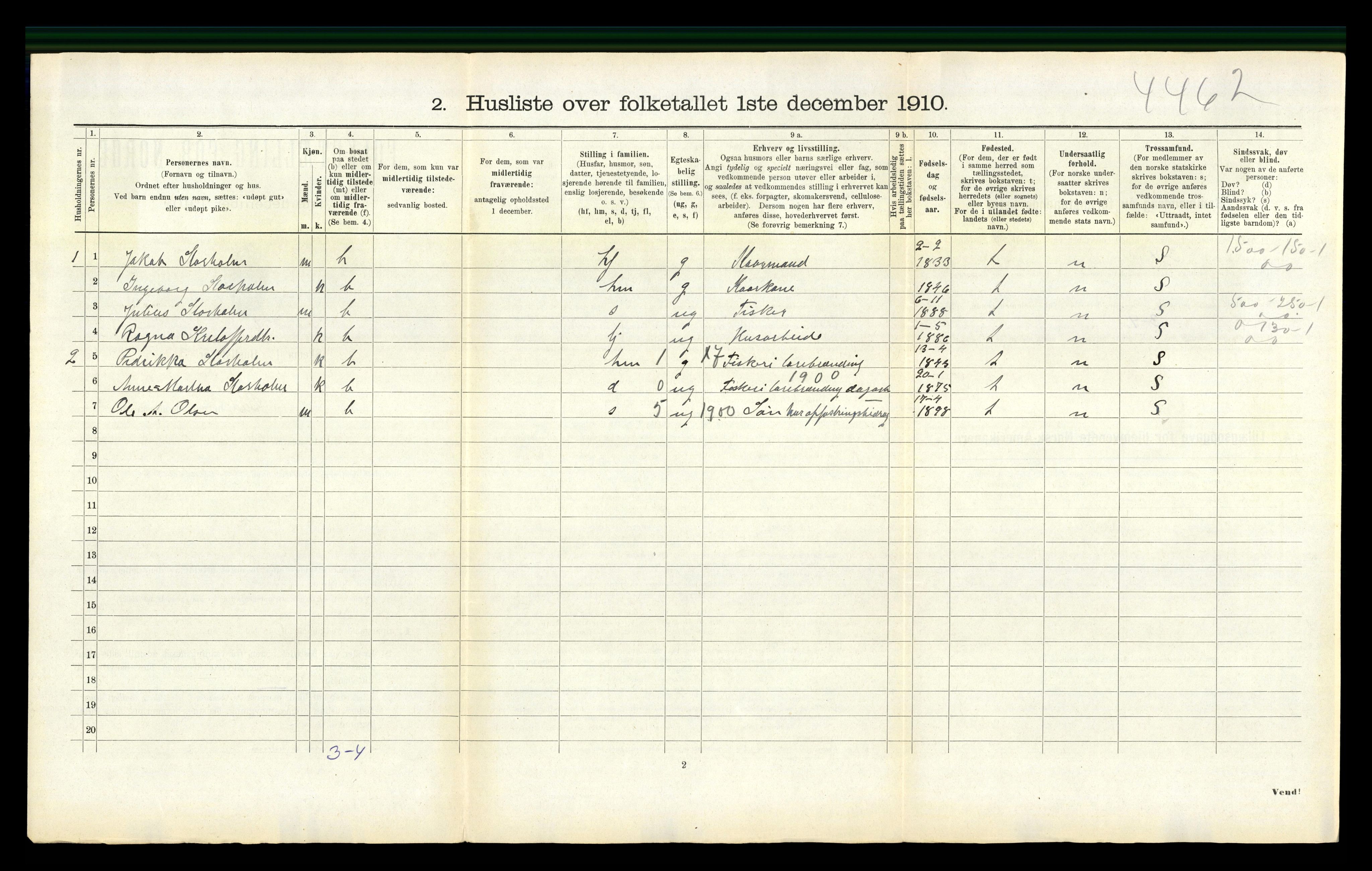 RA, 1910 census for Bud, 1910, p. 636