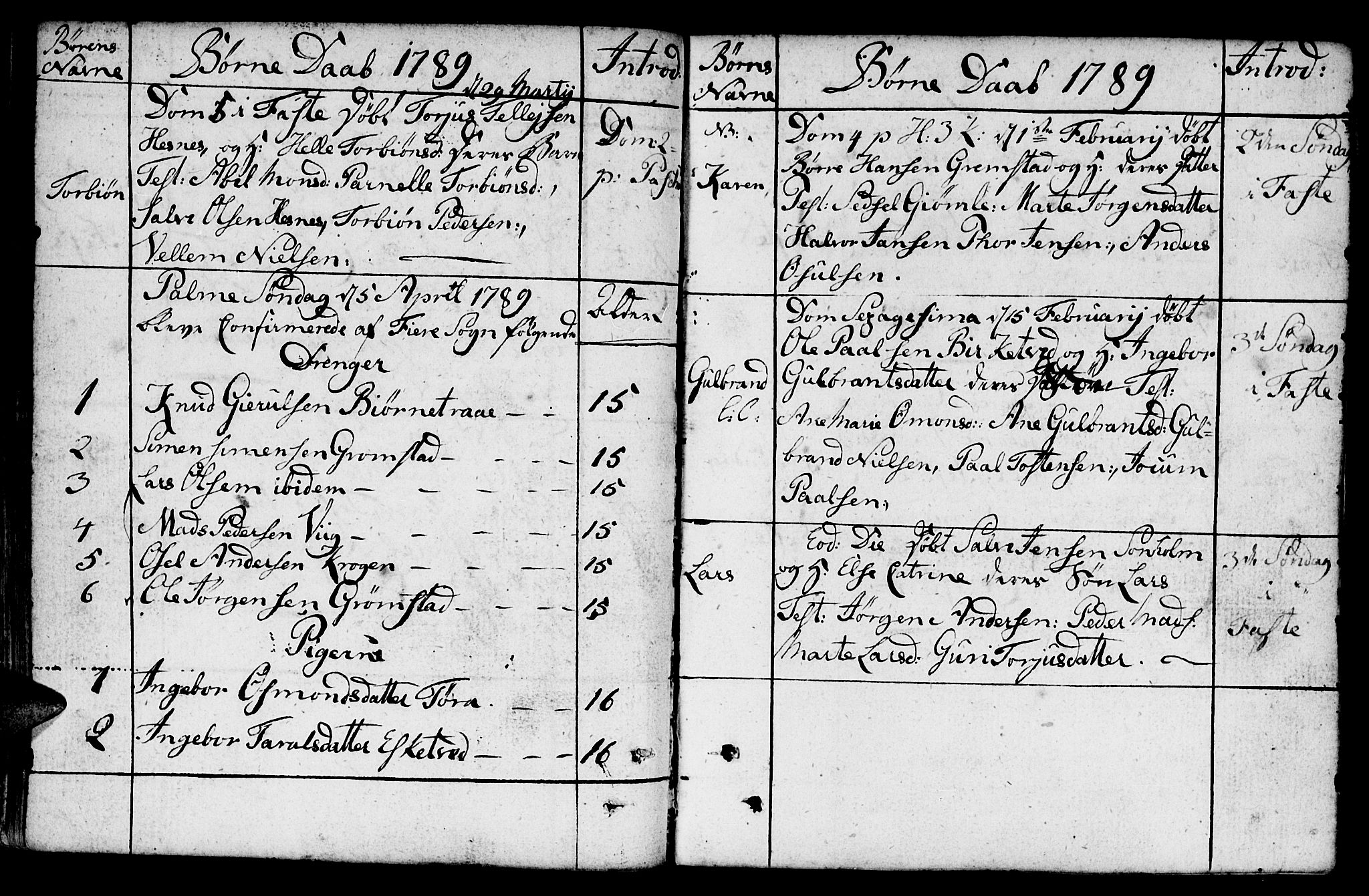 Fjære sokneprestkontor, SAK/1111-0011/F/Fb/L0005: Parish register (copy) no. B 5, 1785-1803, p. 59
