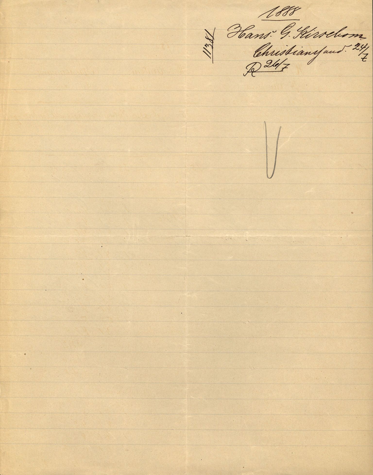 Pa 63 - Østlandske skibsassuranceforening, VEMU/A-1079/G/Ga/L0021/0006: Havaridokumenter / Gøthe, Granit, Granen, Harmonie, Lindsay, 1888, p. 20